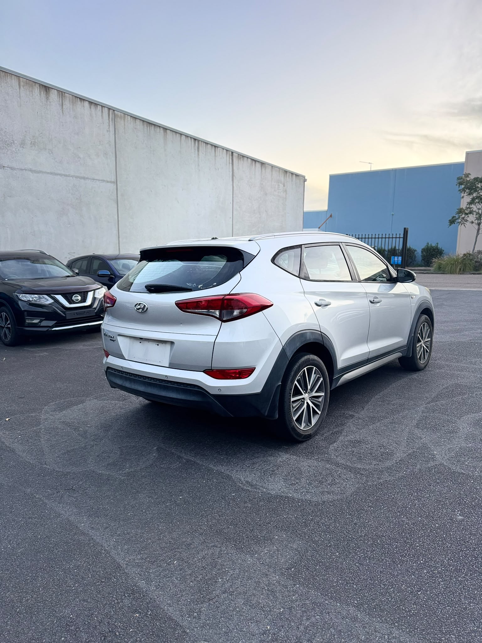 2016 Hyundai Tucson Active X TL Wagon in Silver.