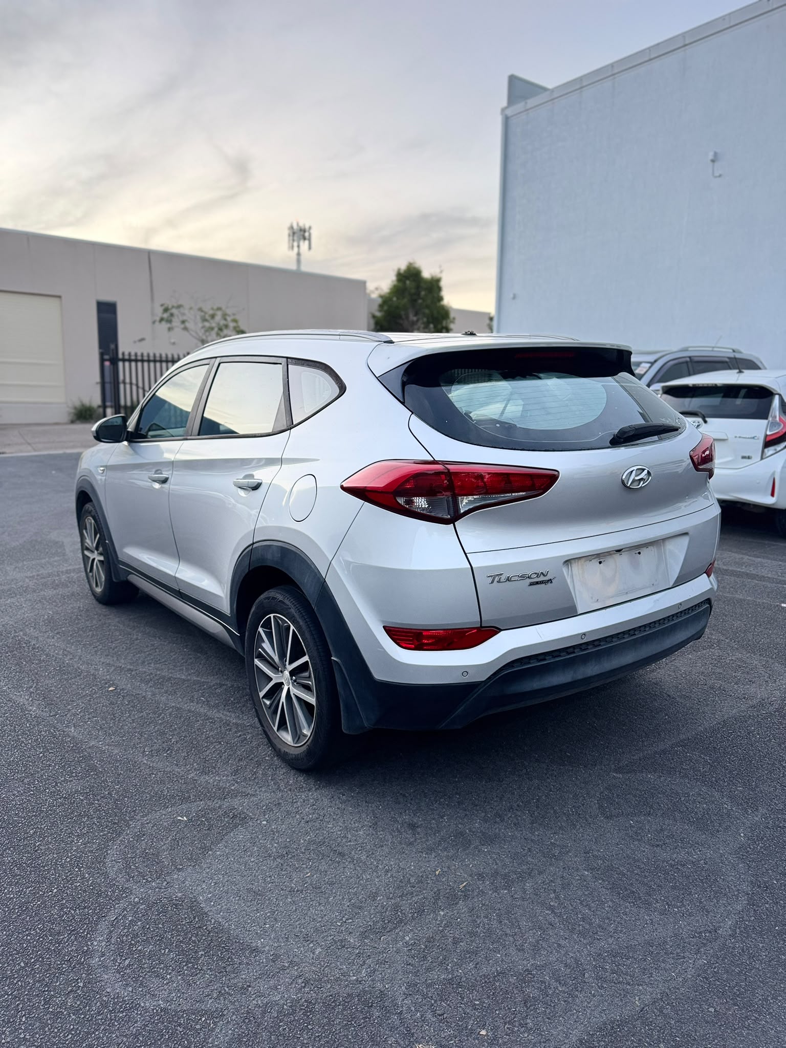 2016 Hyundai Tucson Active X TL Wagon in Silver.