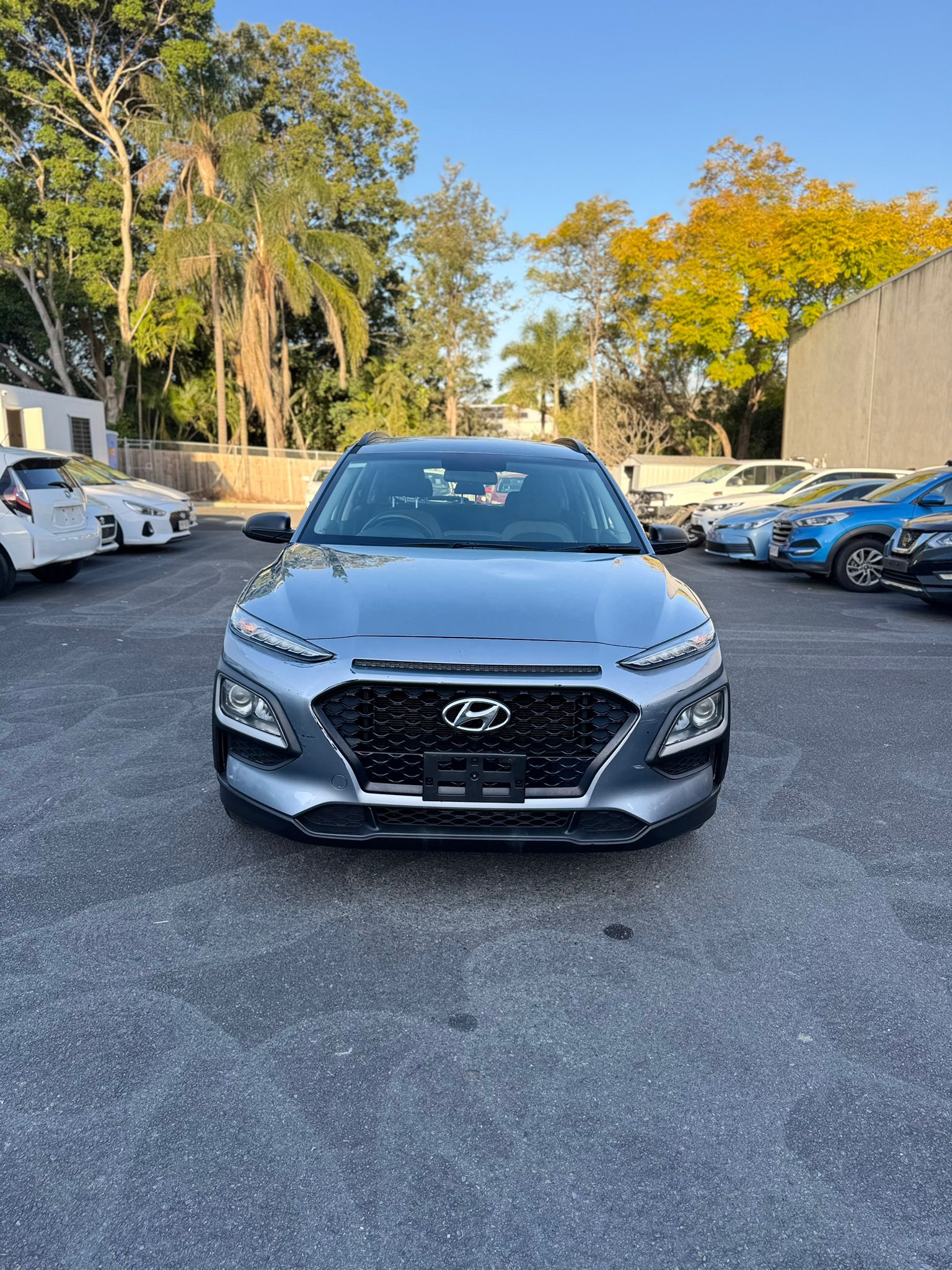 2018 Hyundai Kona Active SUV in Grey.
