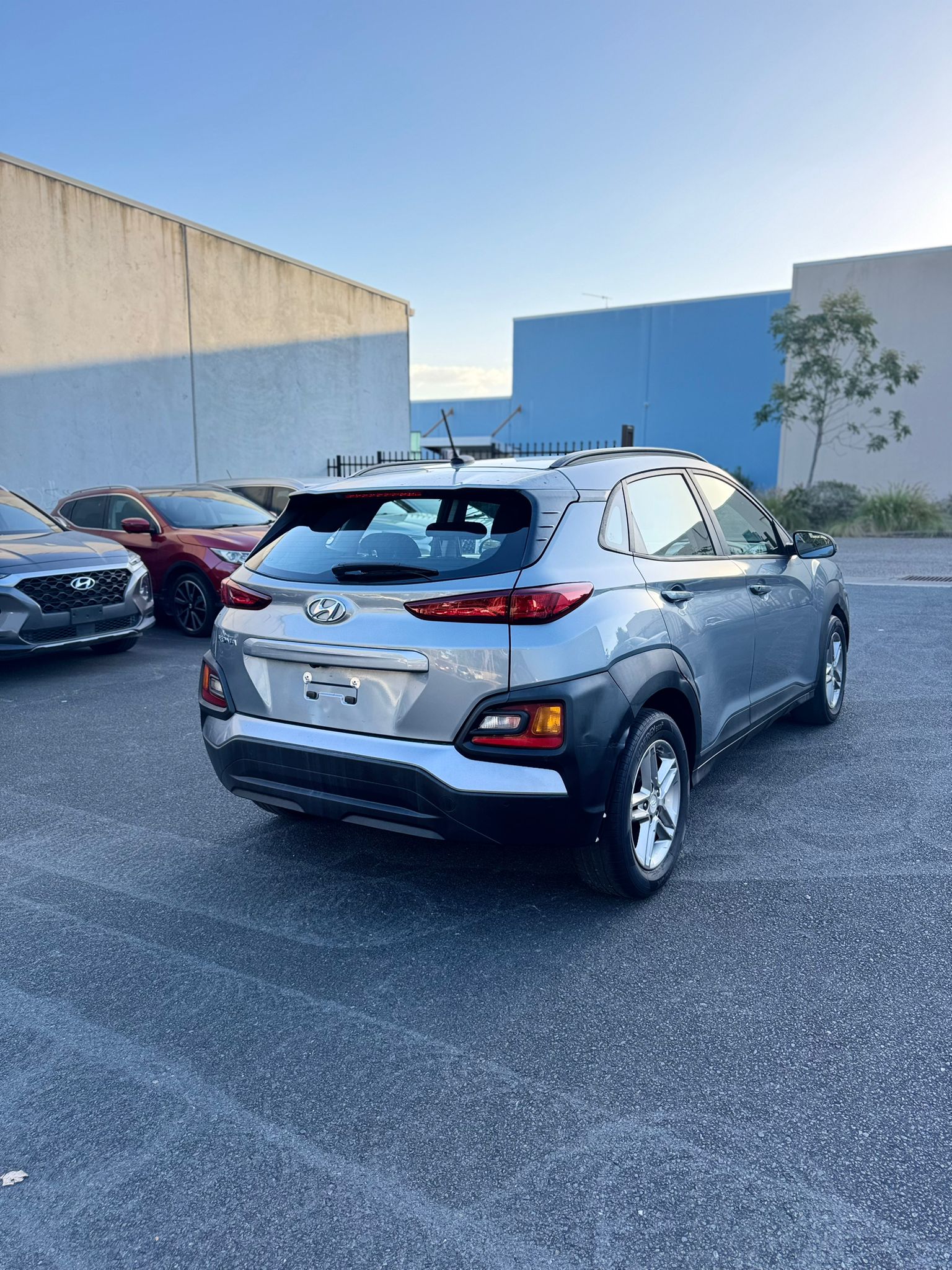 2018 Hyundai Kona Active SUV in Grey.