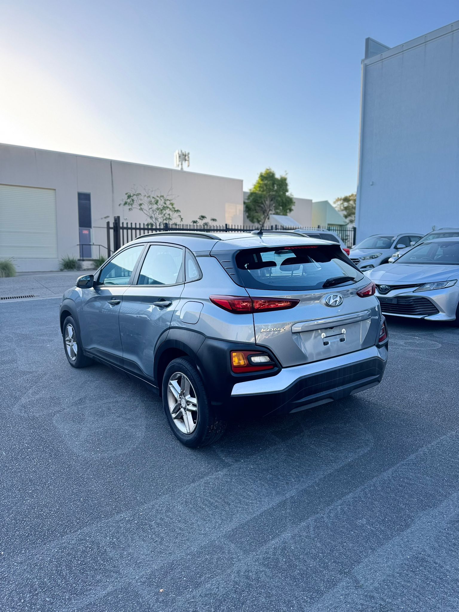 2018 Hyundai Kona Active SUV in Grey.