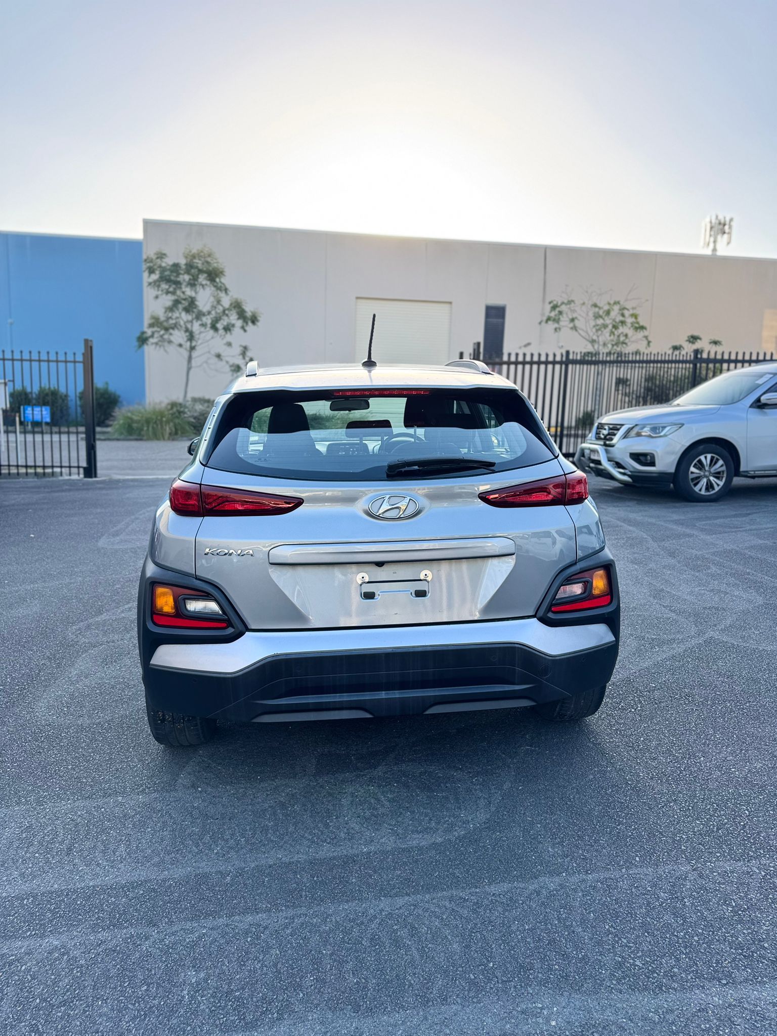 2018 Hyundai Kona Active SUV in Grey.