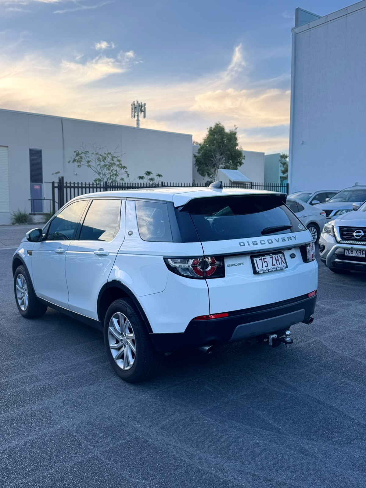 2018 Land Rover Discovery Sport TD4 132KW SE L550 MY18 Wagon in White.