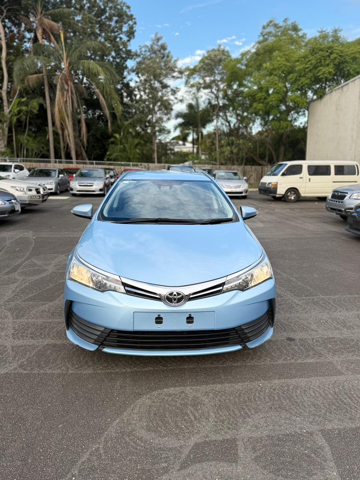 2018 Toyota Corolla Ascent Sedan in Blue.