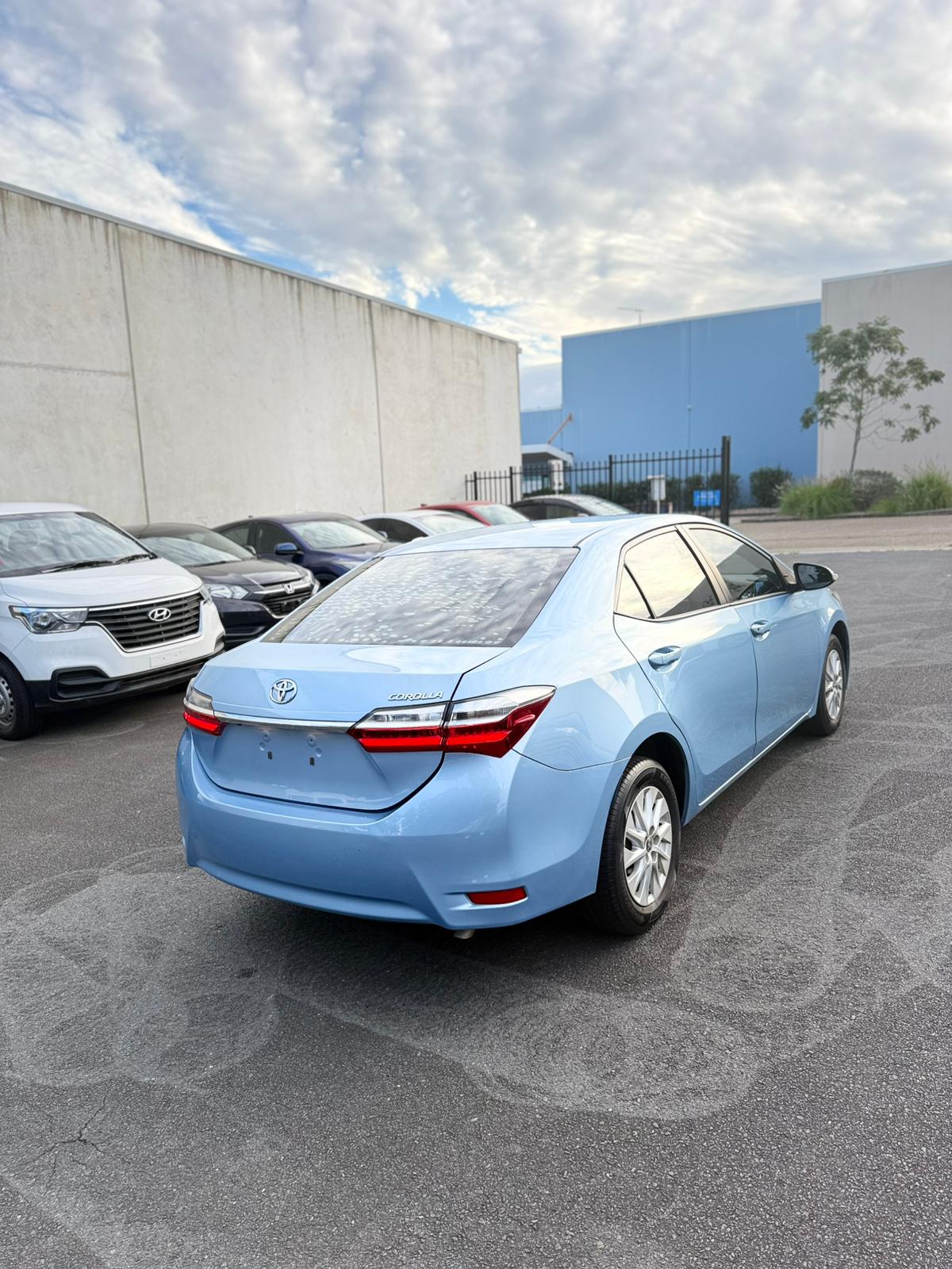 2018 Toyota Corolla Ascent Sedan in Blue.