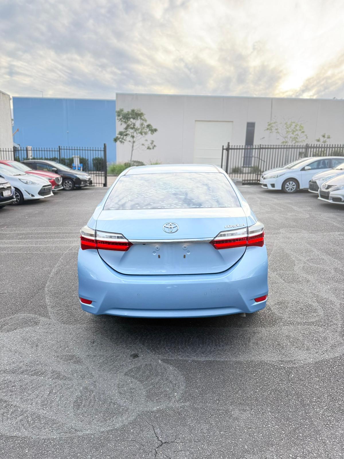 2018 Toyota Corolla Ascent Sedan in Blue.
