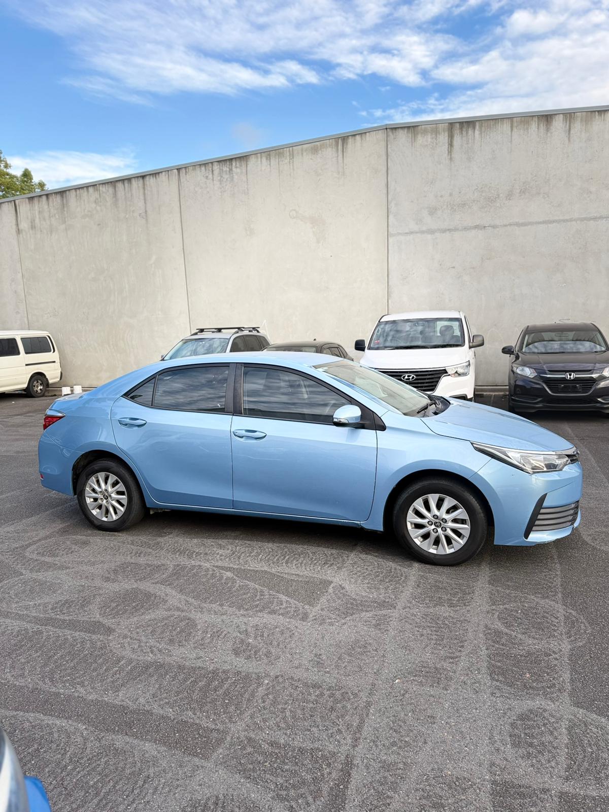 2018 Toyota Corolla Ascent Sedan in Blue.