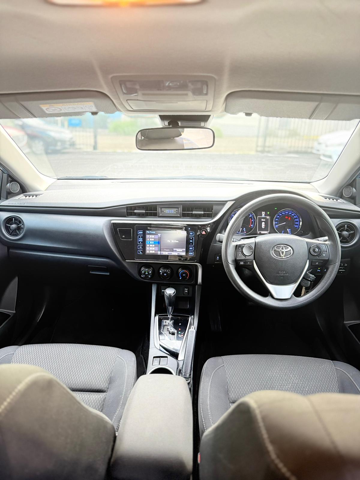 2018 Toyota Corolla Ascent Sedan in Blue.