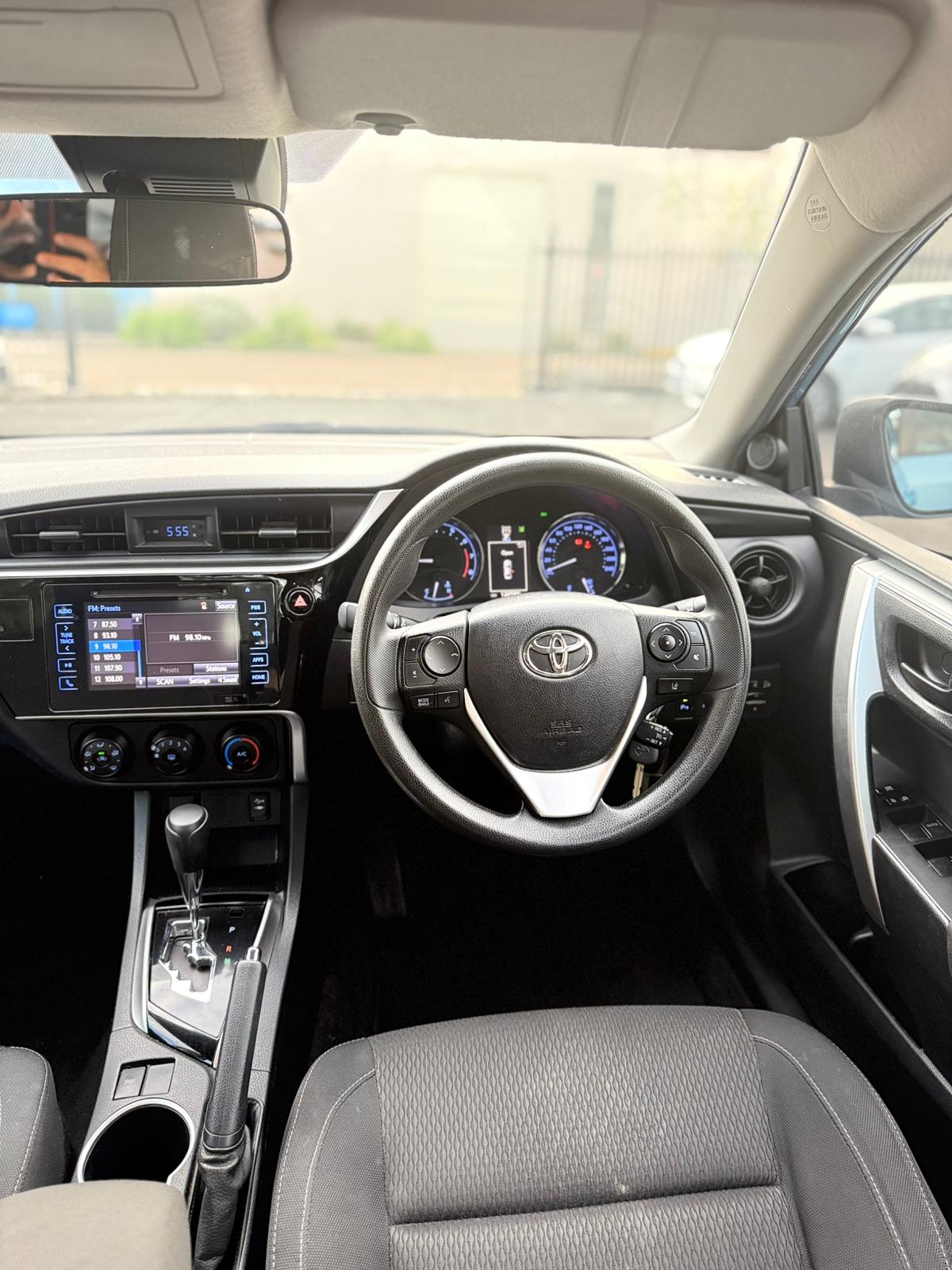 2018 Toyota Corolla Ascent Sedan in Blue.