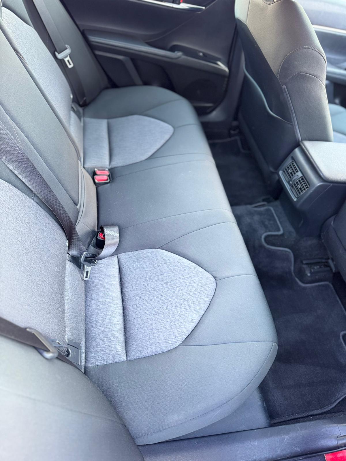 2020 Toyota Camry Ascent Sedan in Red.