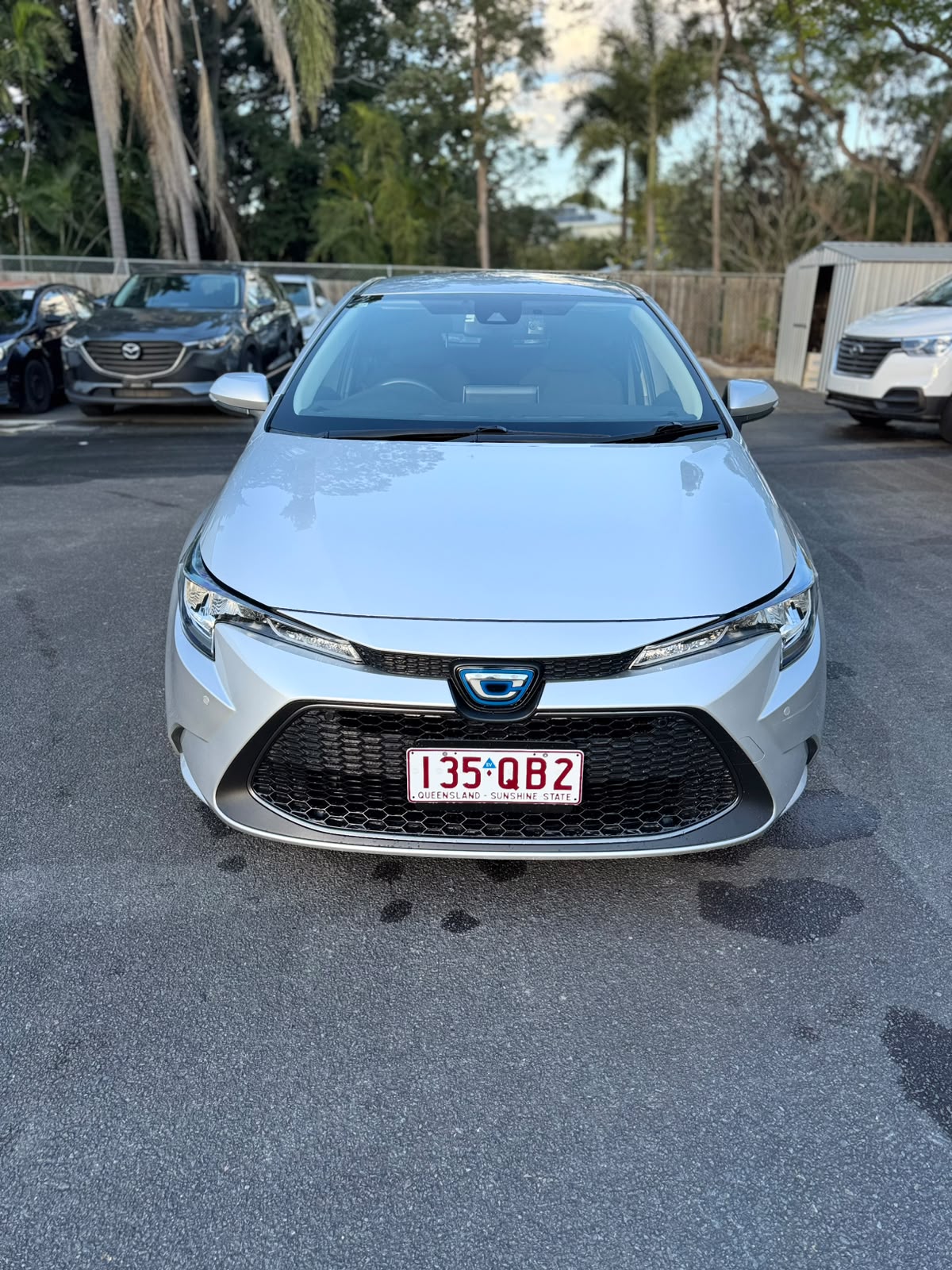 2020 Toyota Corolla Touring Wagon in Silver.