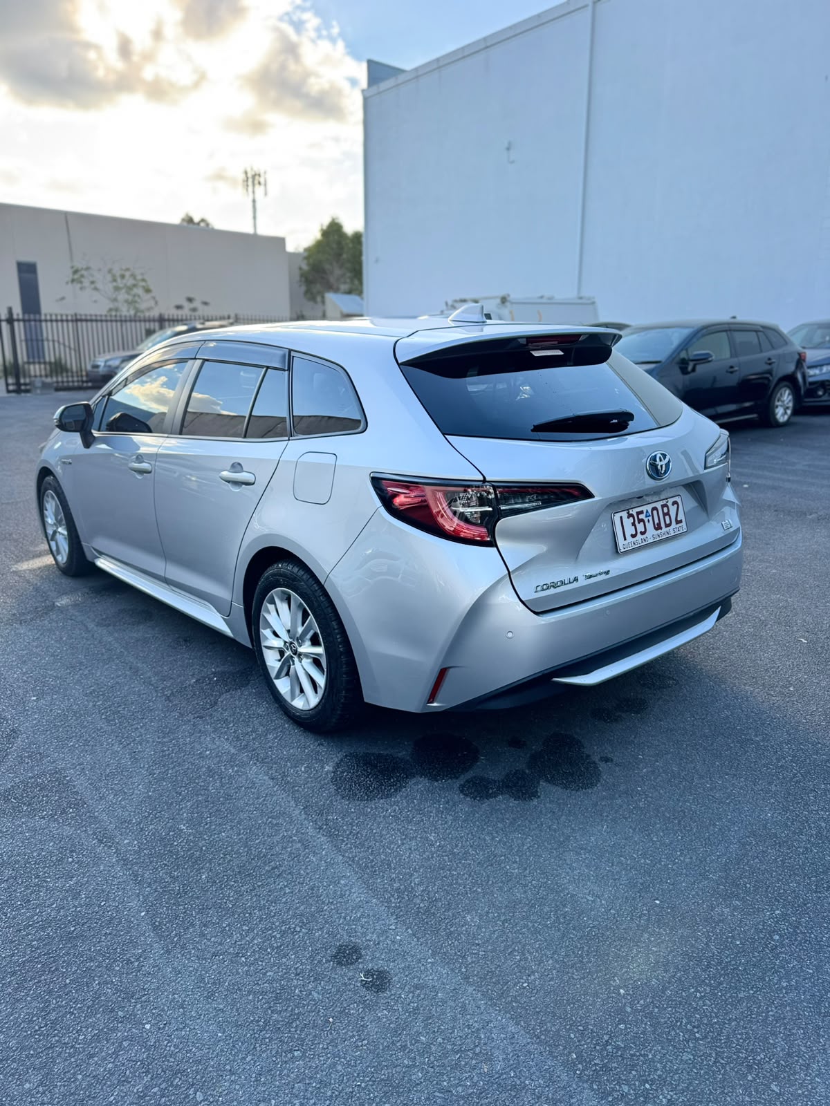 2020 Toyota Corolla Touring Wagon in Silver.
