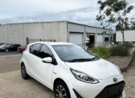 2020 Toyota Prius C Hybrid Hatch in White.