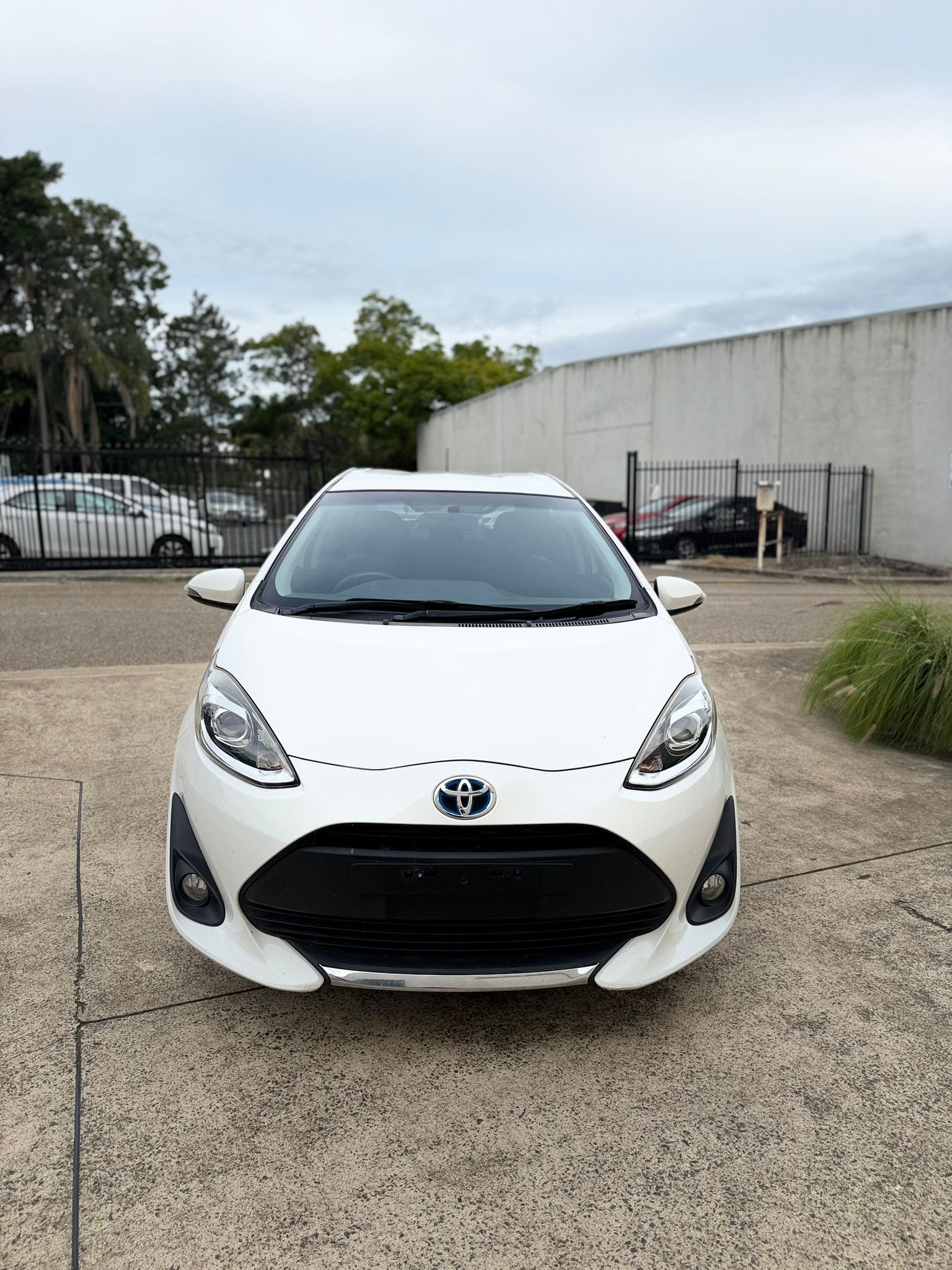 2020 Toyota Prius C Hybrid Hatch in White.