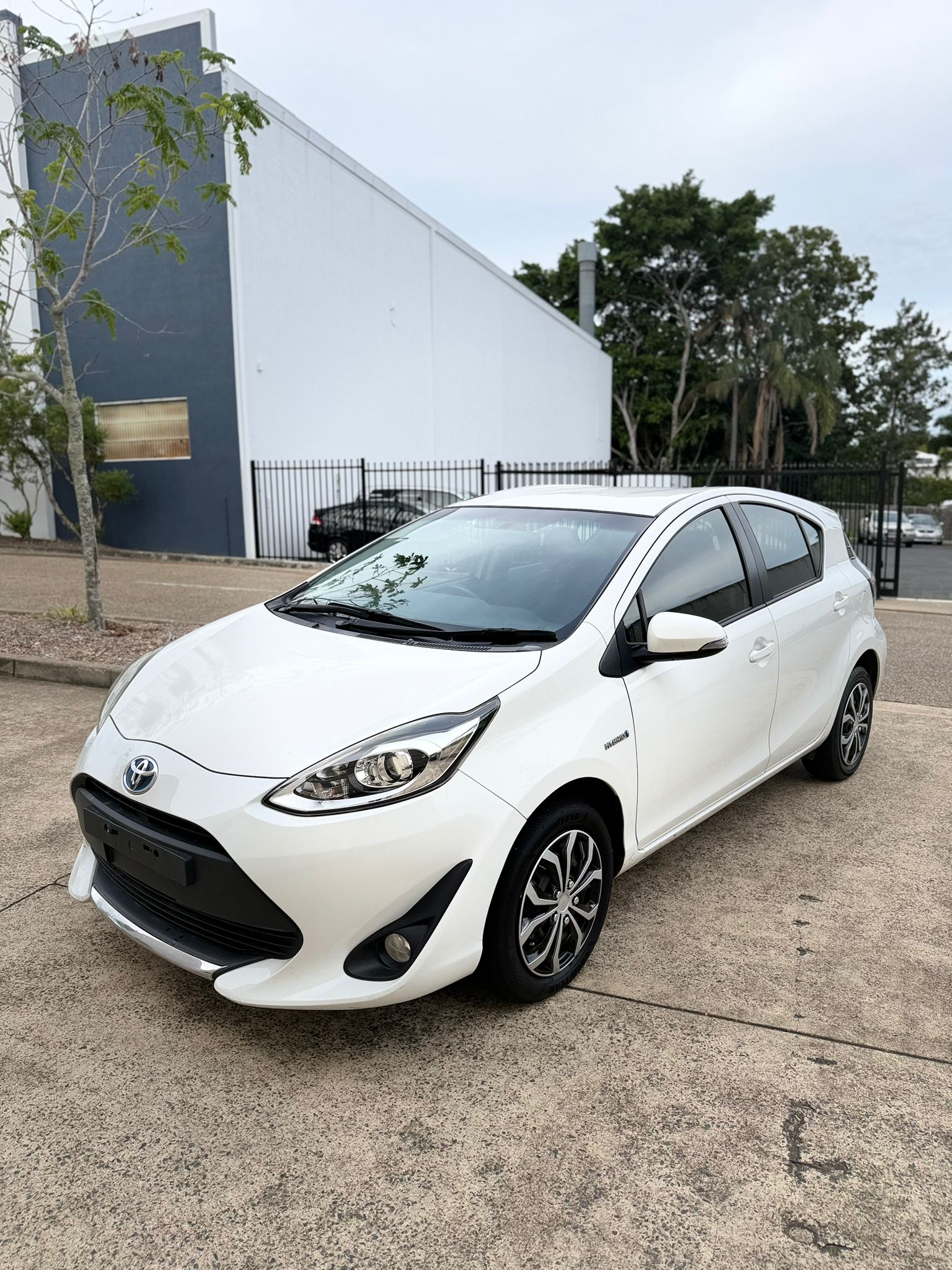 2020 Toyota Prius C Hybrid Hatch in White.