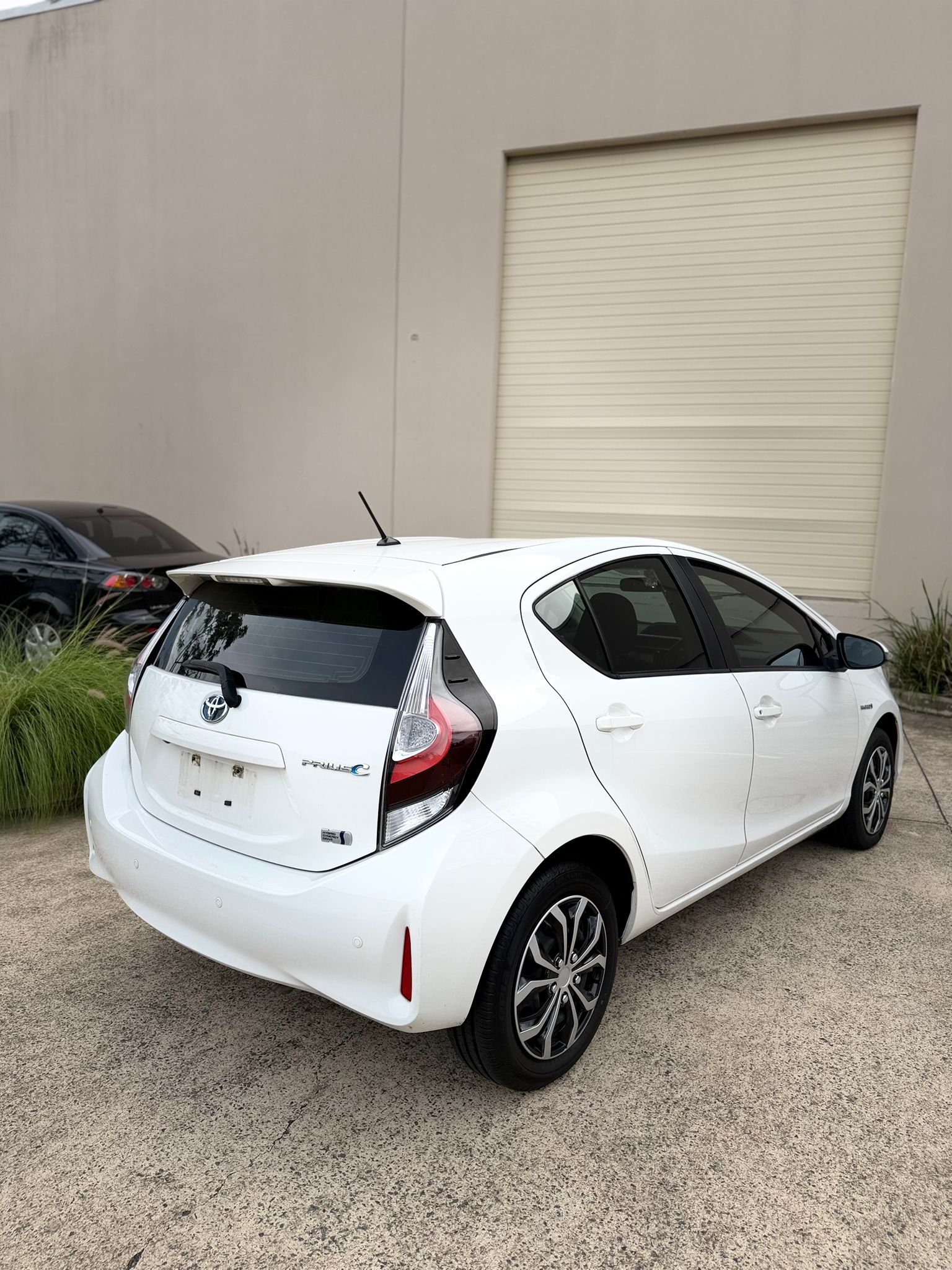 2020 Toyota Prius C Hybrid Hatch in White.