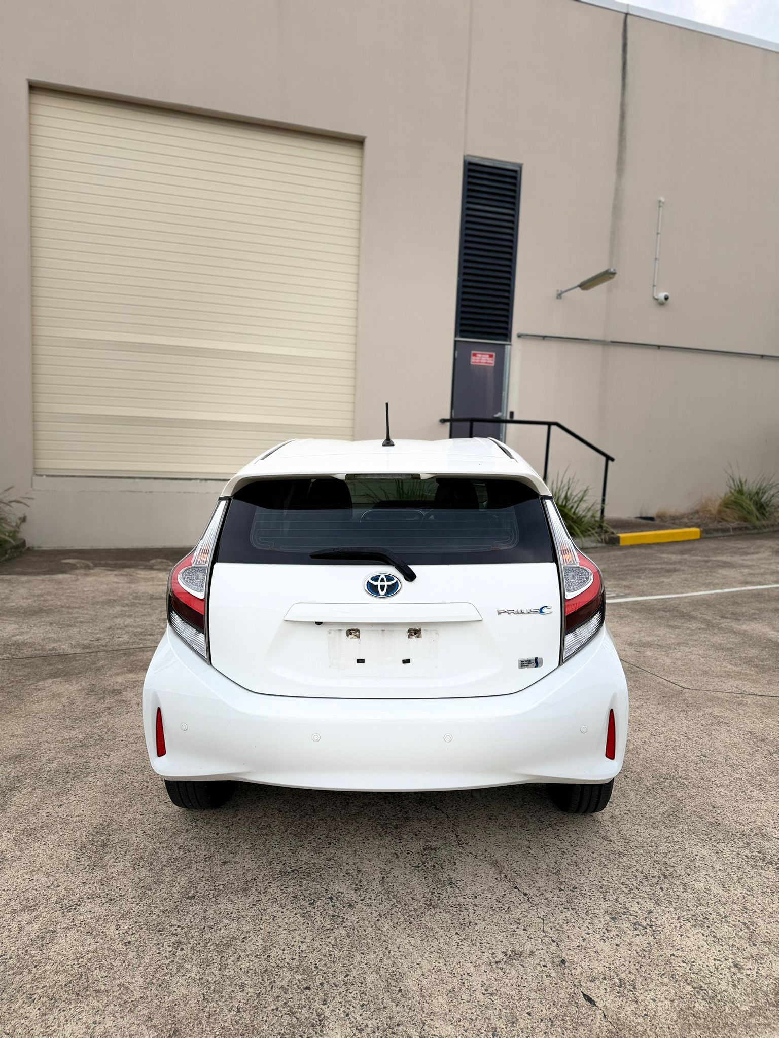 2020 Toyota Prius C Hybrid Hatch in White.