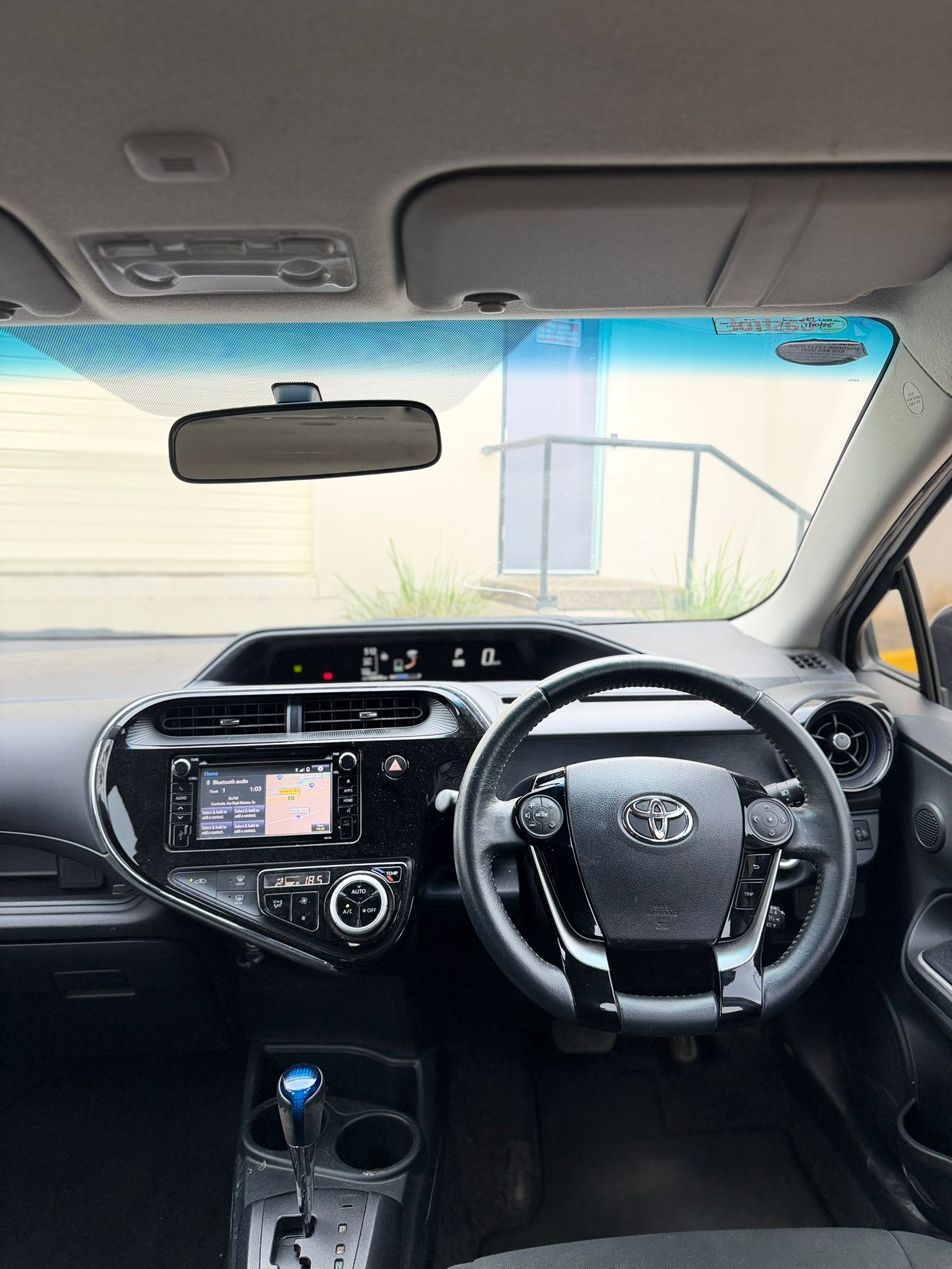 2020 Toyota Prius C Hybrid Hatch in White.