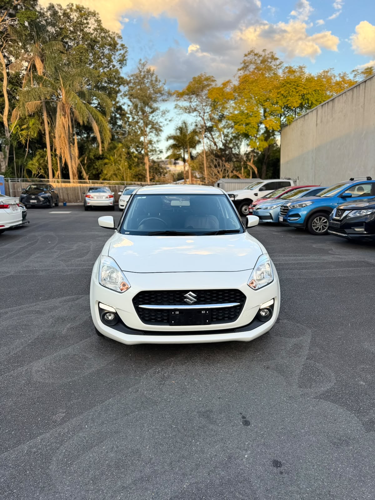 2022 Suzuki Swift GL Navigator Hatchback in White.