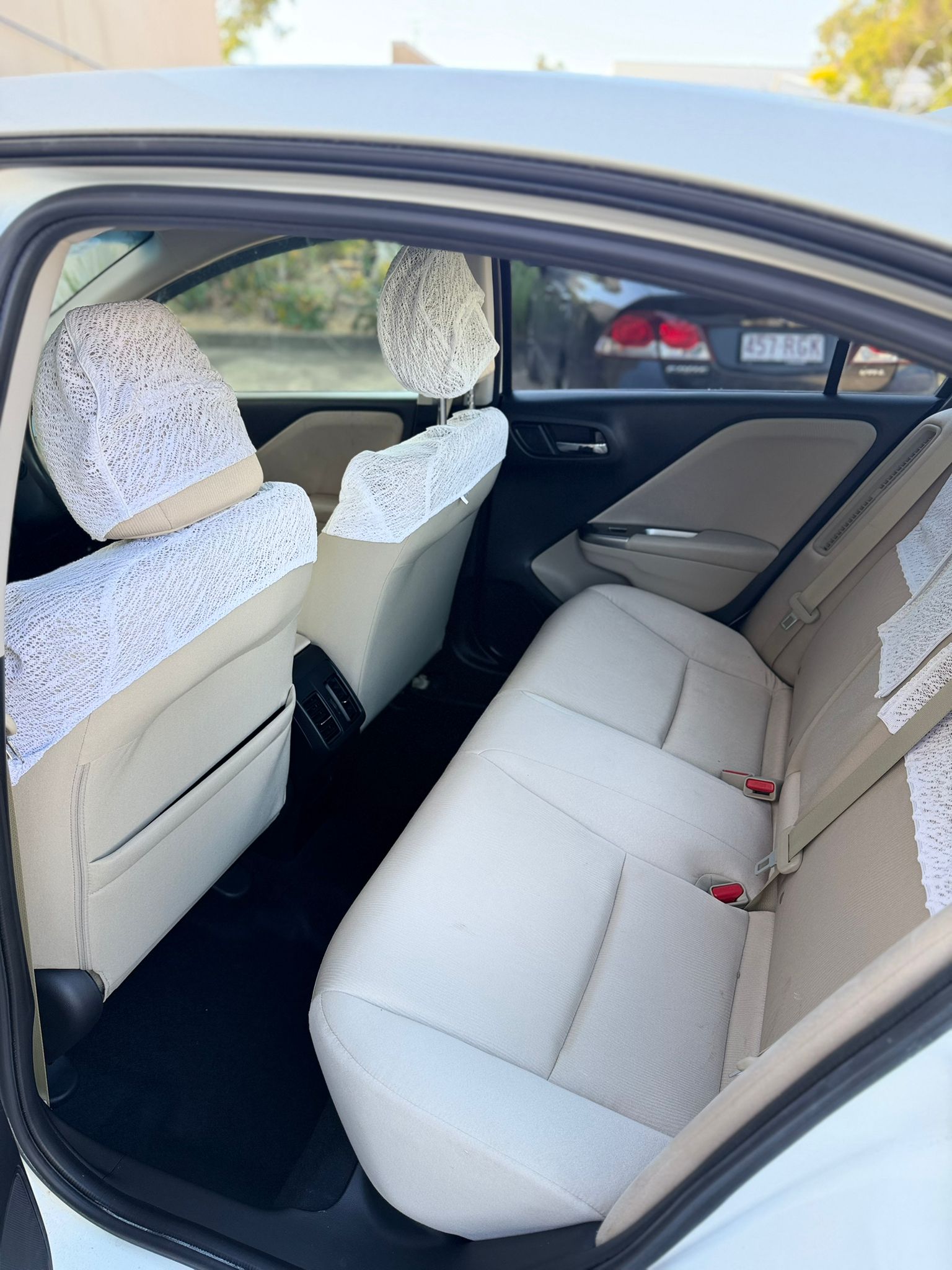 2014 Honda Grace Sedan in White.