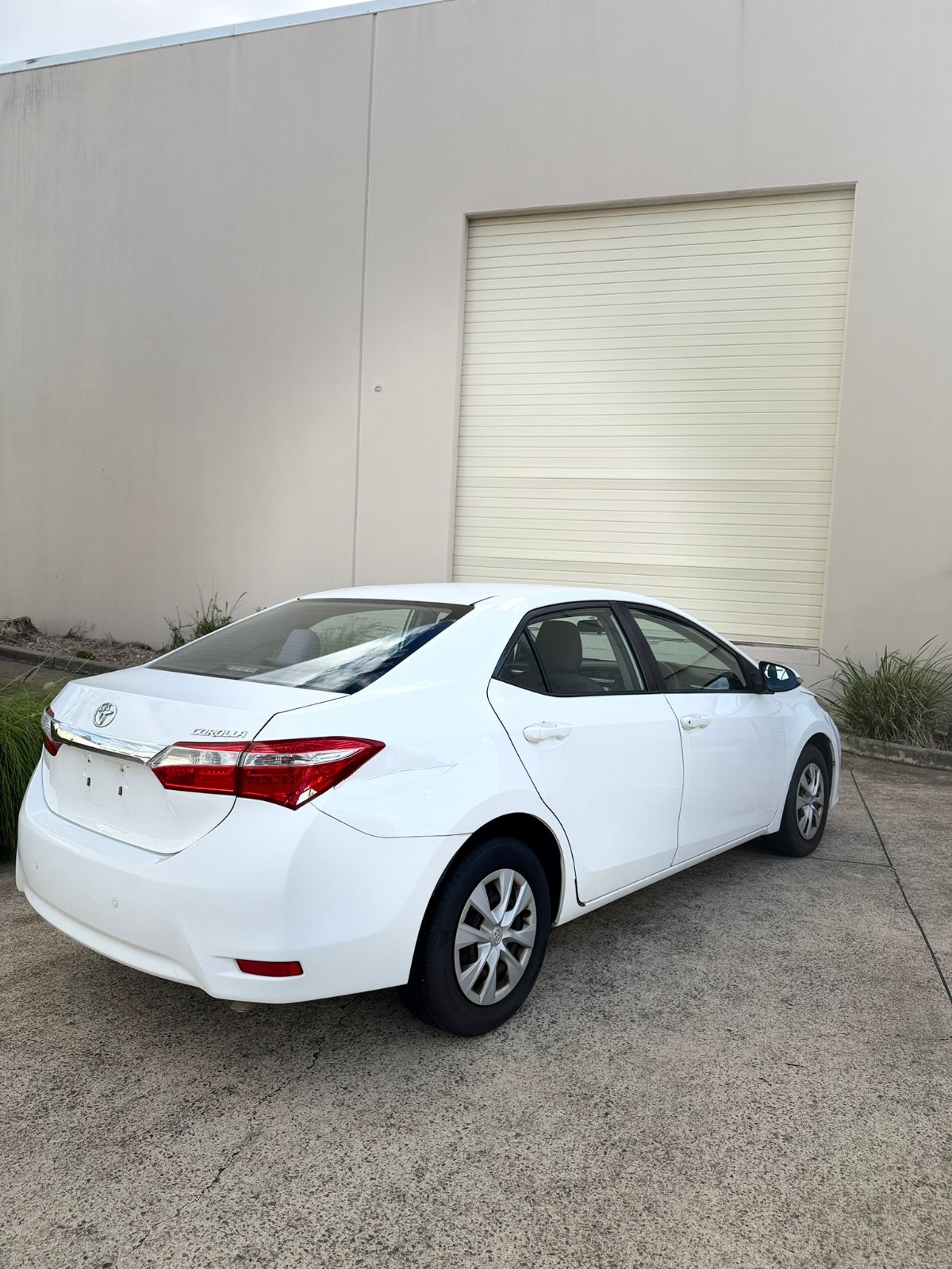 2015 Toyota Corolla Ascent Sedan in White.