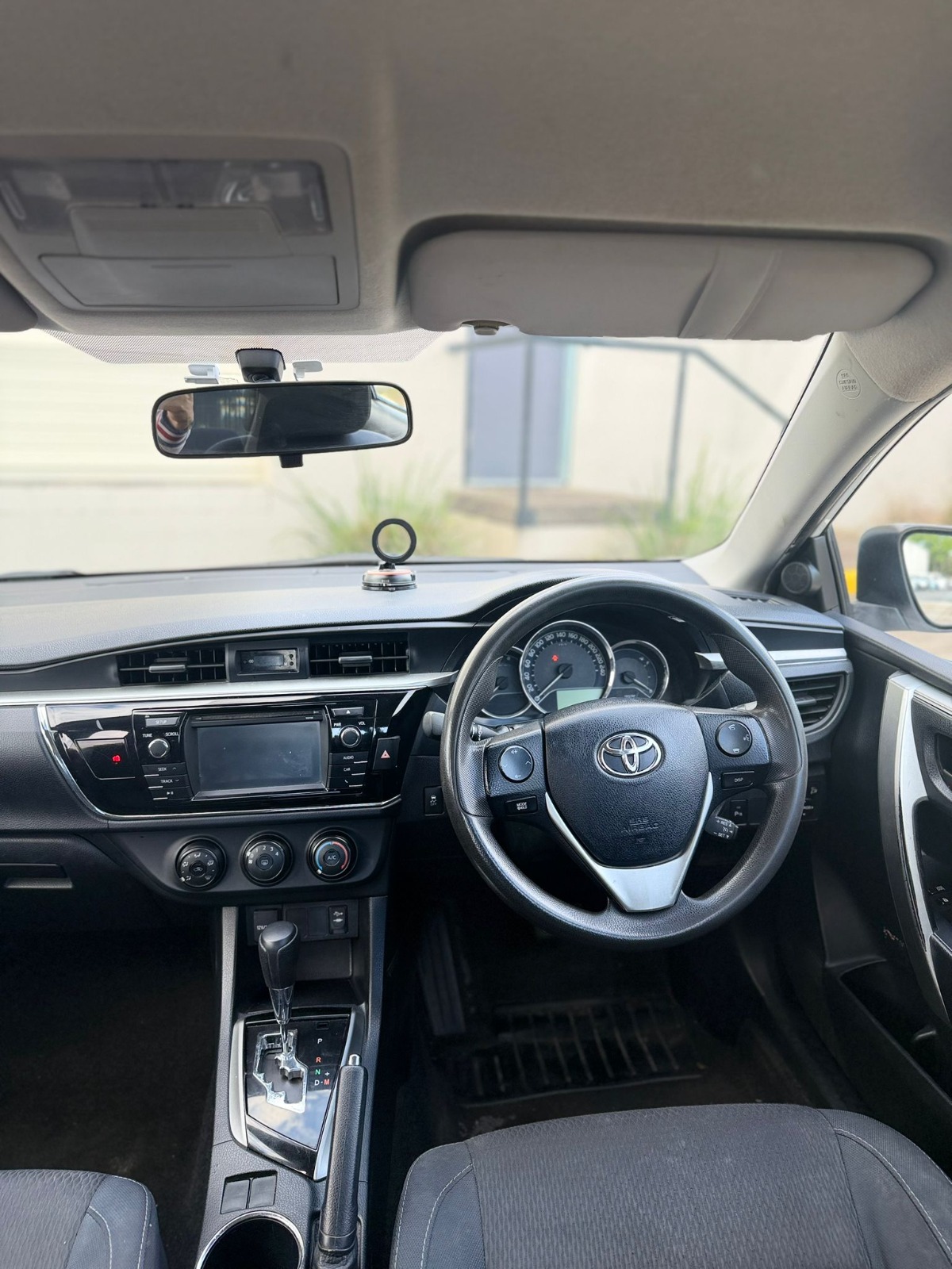 2015 Toyota Corolla Ascent Sedan in White.