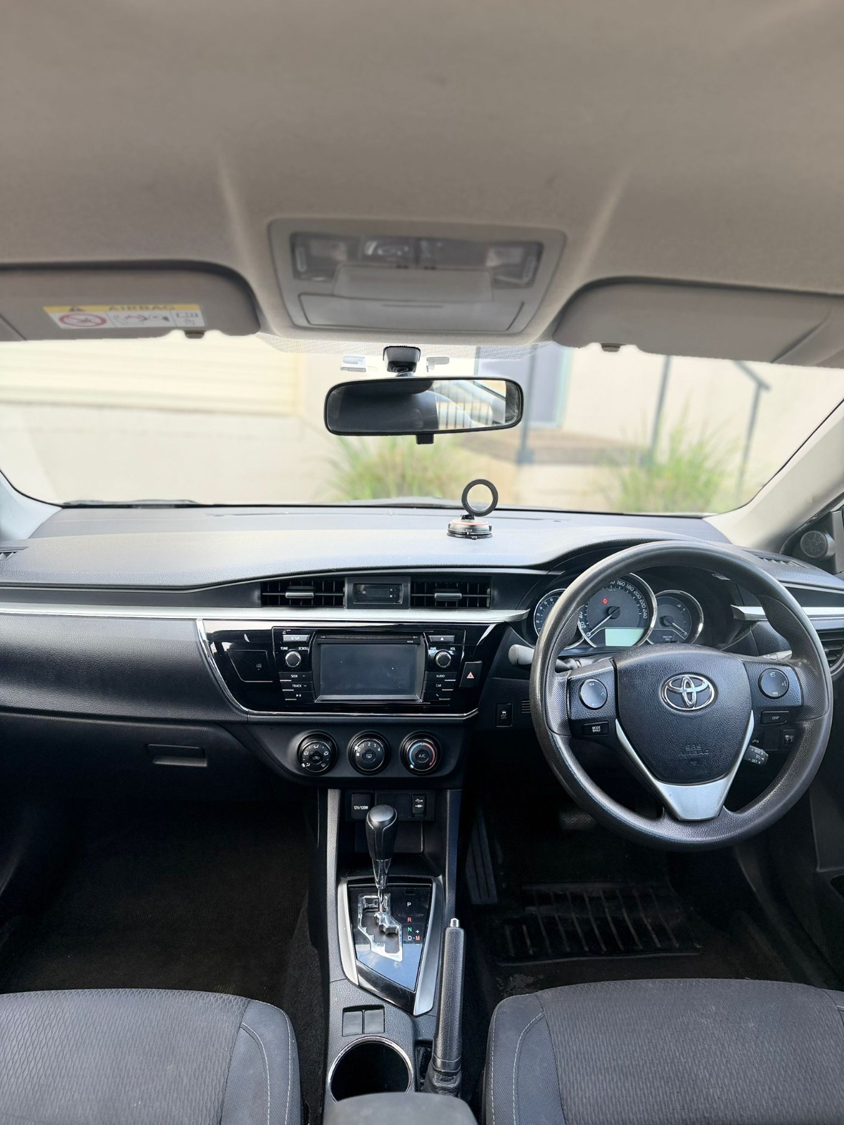 2015 Toyota Corolla Ascent Sedan in White.