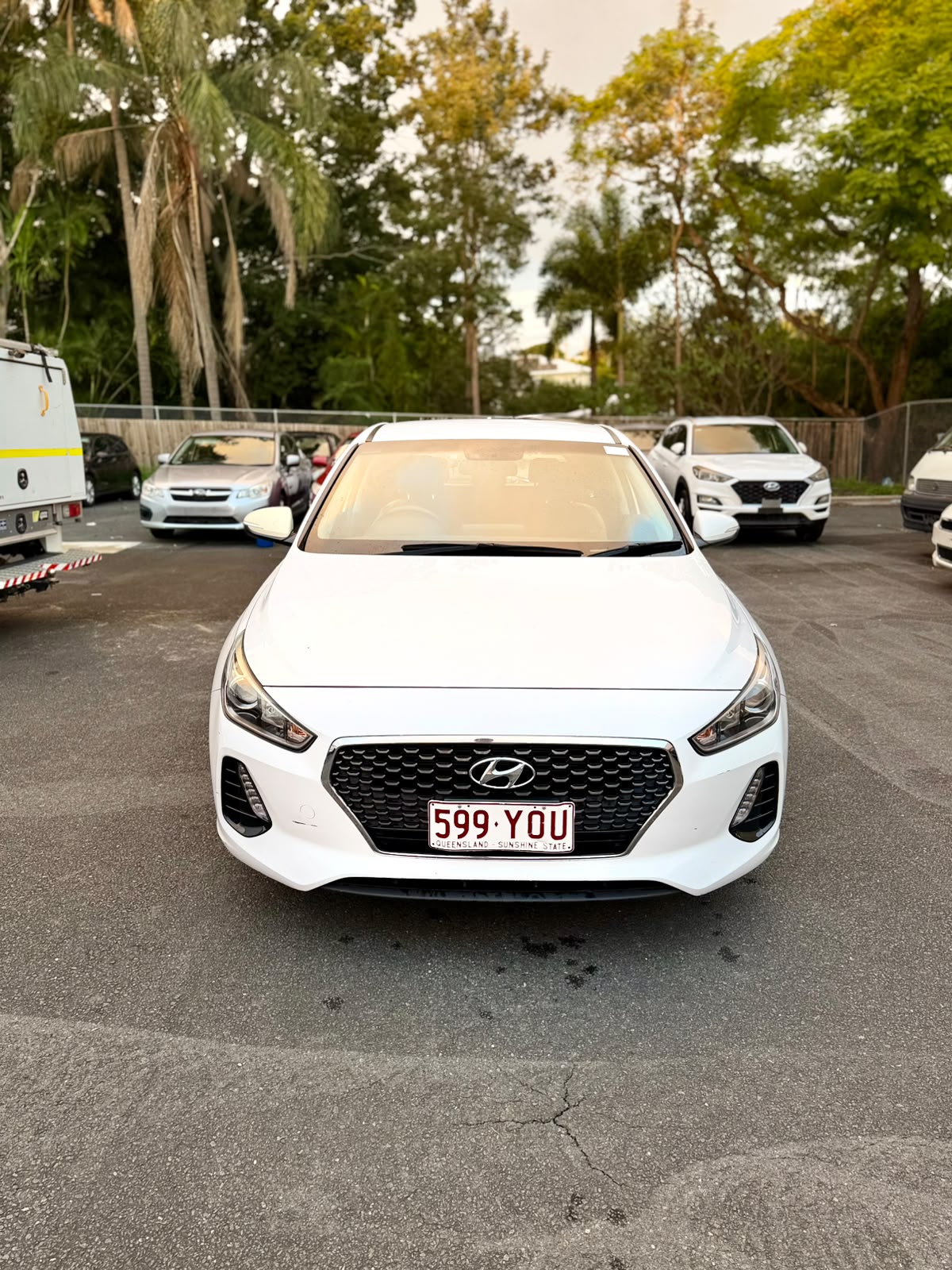 2018 Hyundai i30 Active PD2 MY18 Hatchback in White.