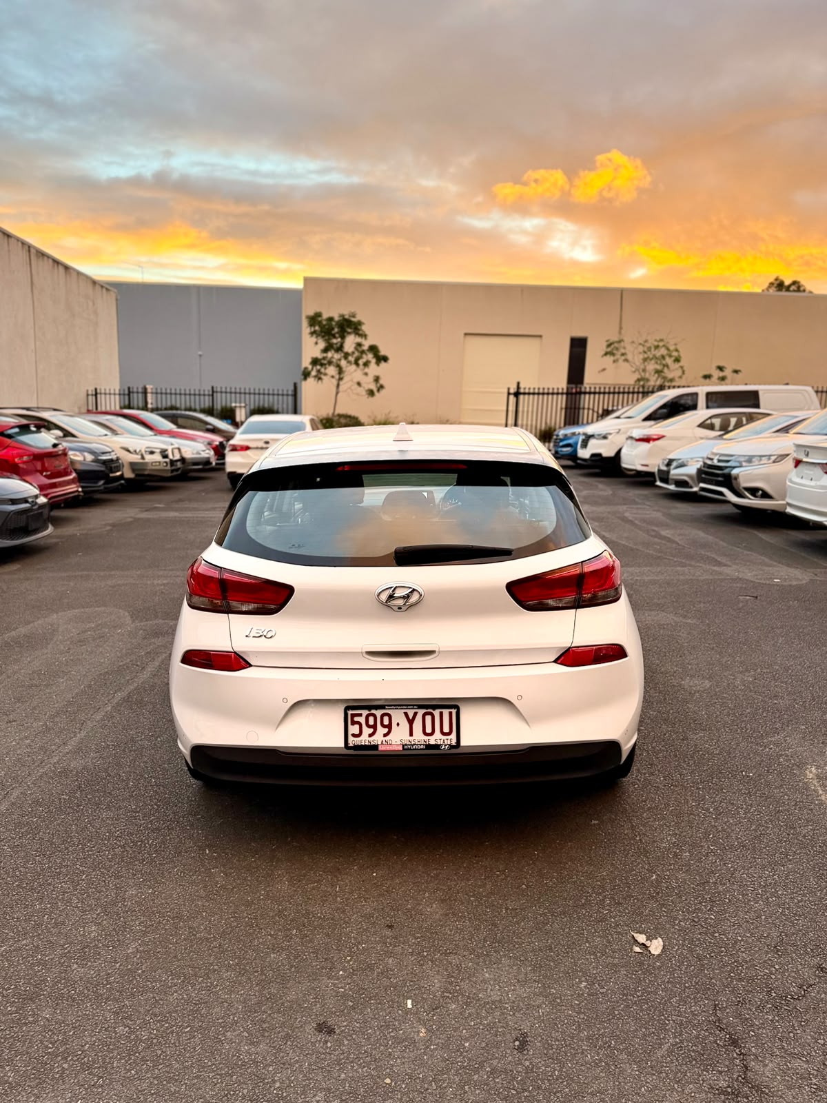 2018 Hyundai i30 Active PD2 MY18 Hatchback in White.