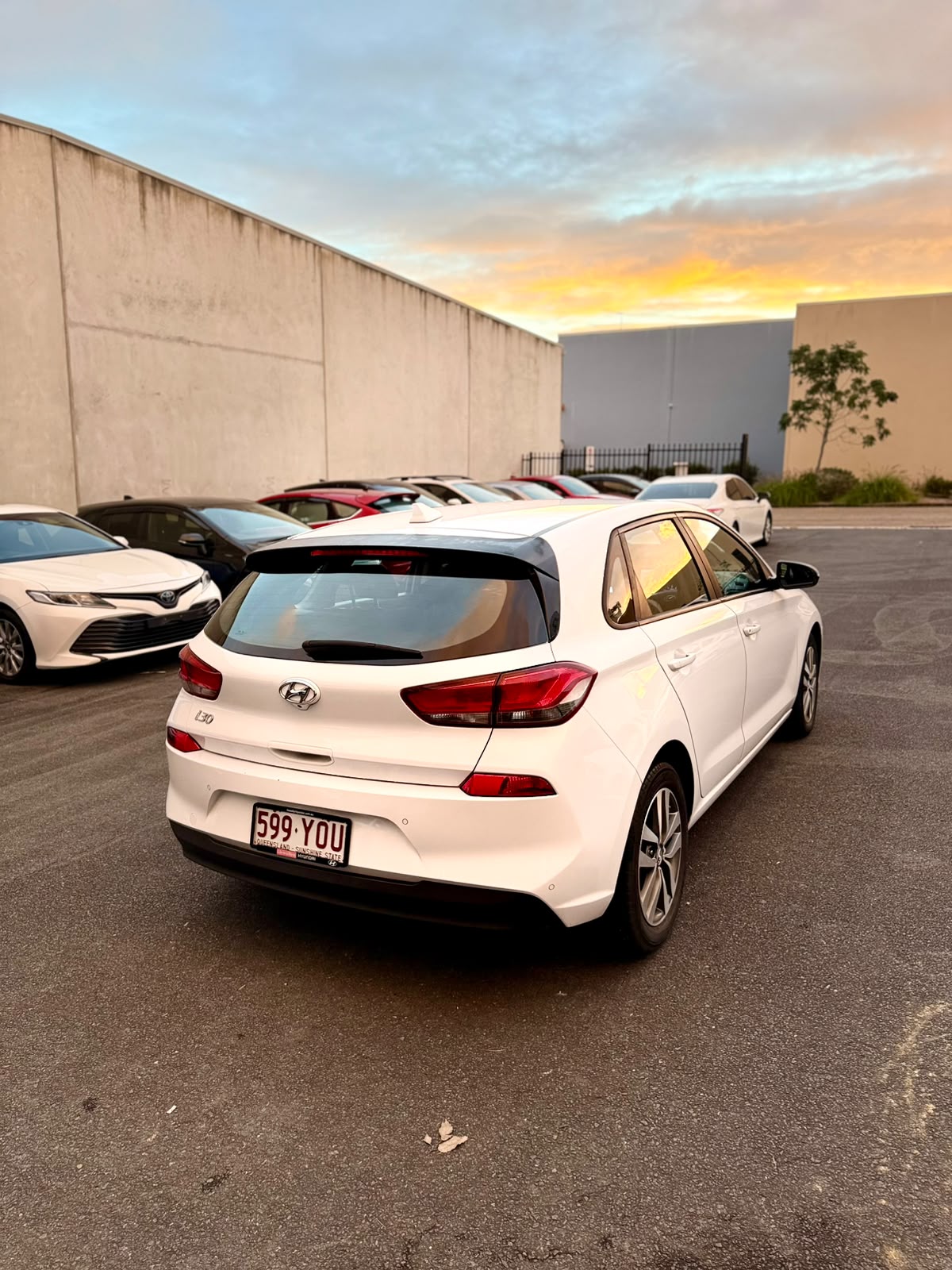 2018 Hyundai i30 Active PD2 MY18 Hatchback in White.