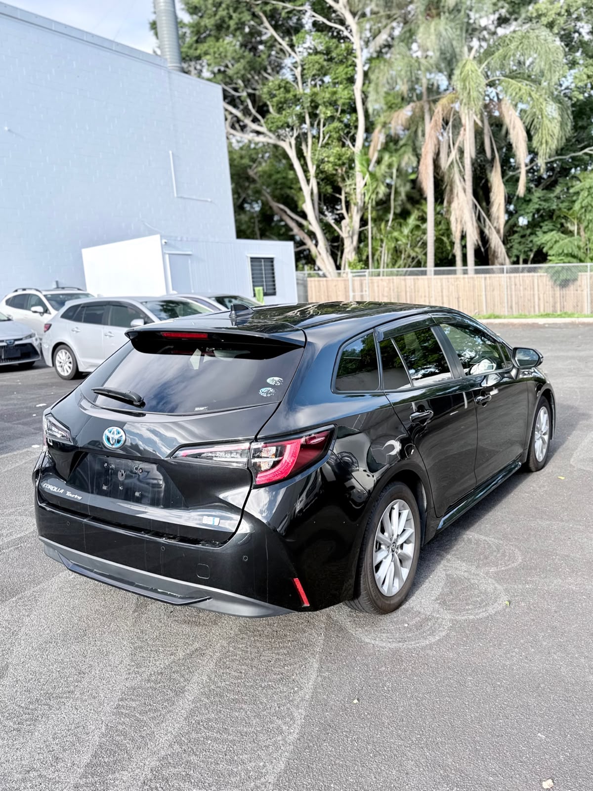 2020 Toyota Corolla Touring in Black.