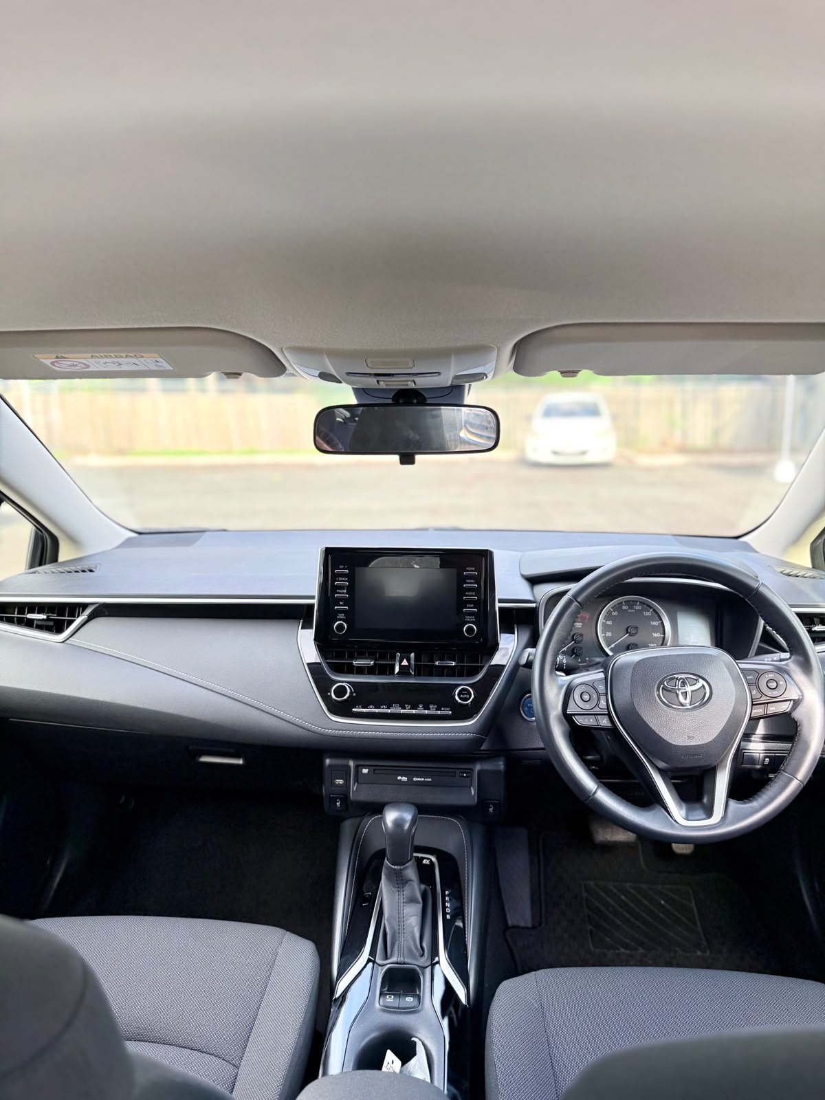 2020 Toyota Corolla Touring in Black.