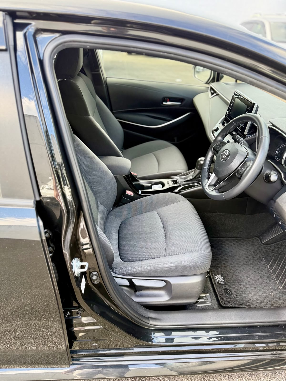 2020 Toyota Corolla Touring in Black.