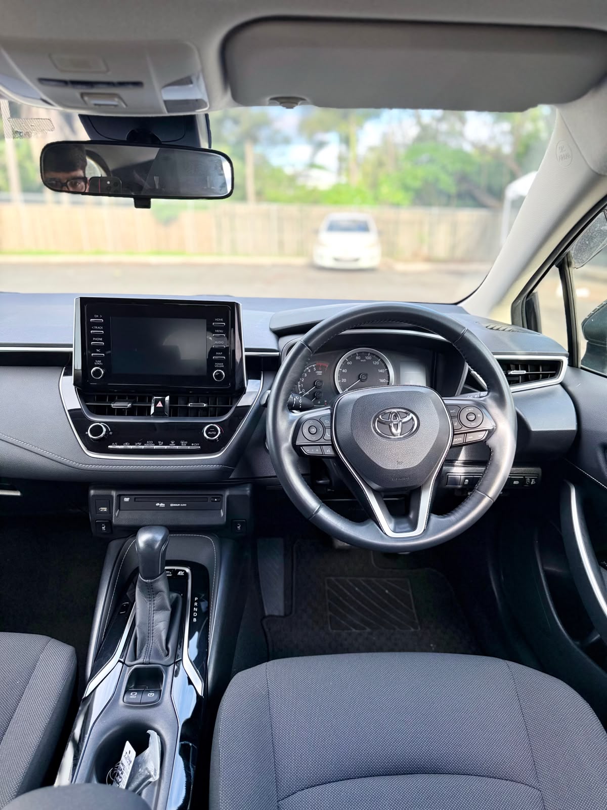2020 Toyota Corolla Touring in Black.