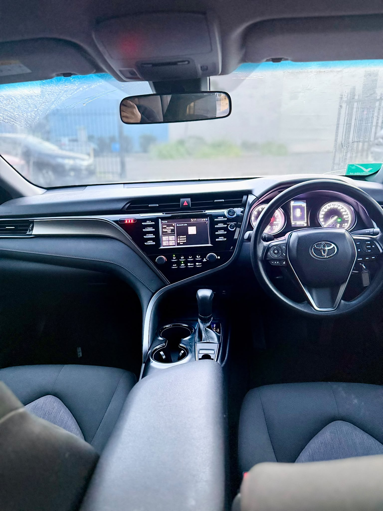 2020 Toyota Camry Ascent Sedan in White.