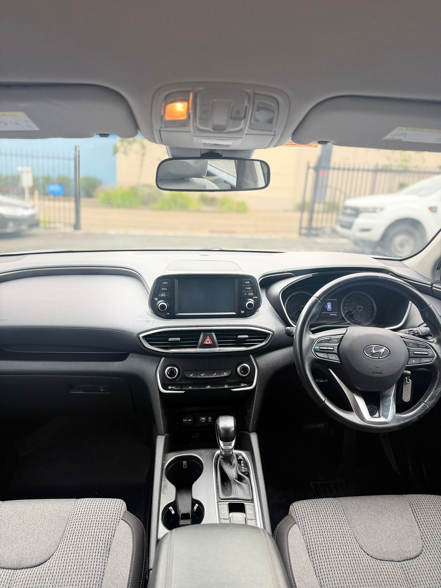 2020 Hyundai Santa Fe TM2 2.2D Active CRDi Station Wagon in Silver.