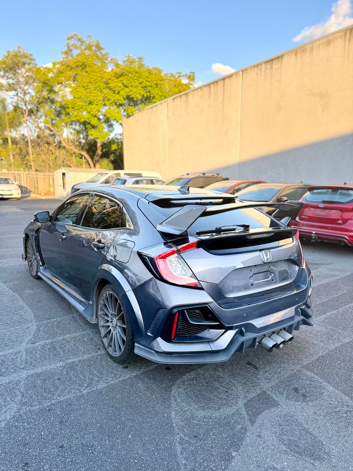 2018 Honda Civic VTi-L 10th Gen MY18 Hatchback in Grey.
