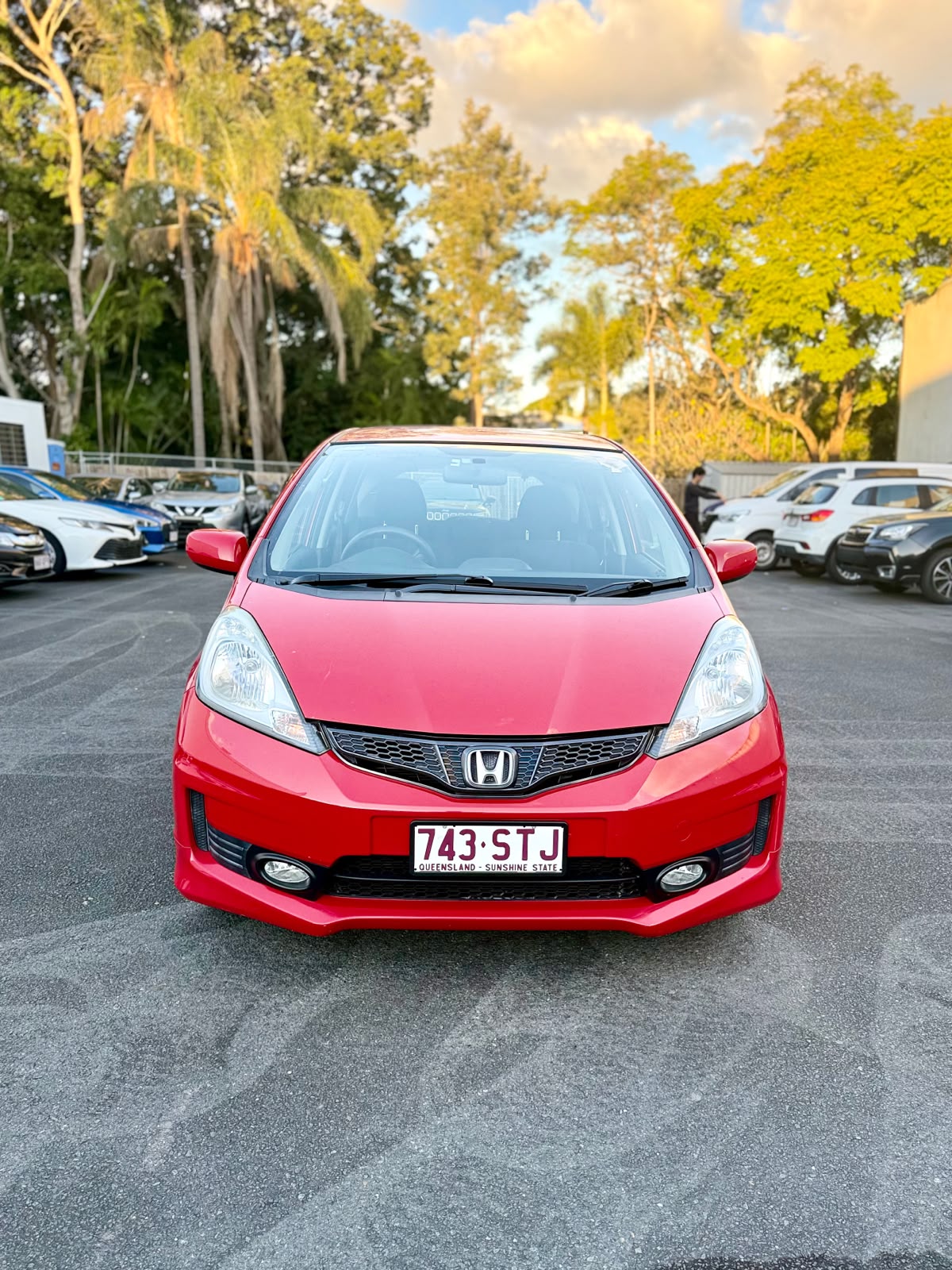 2012 Honda Jazz VTi GE MY12 Hatchback in Red.