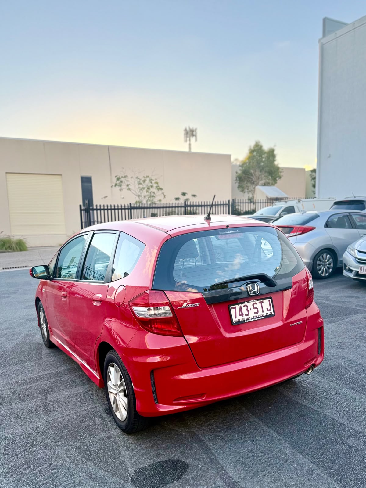 2012 Honda Jazz VTi GE MY12 Hatchback in Red.
