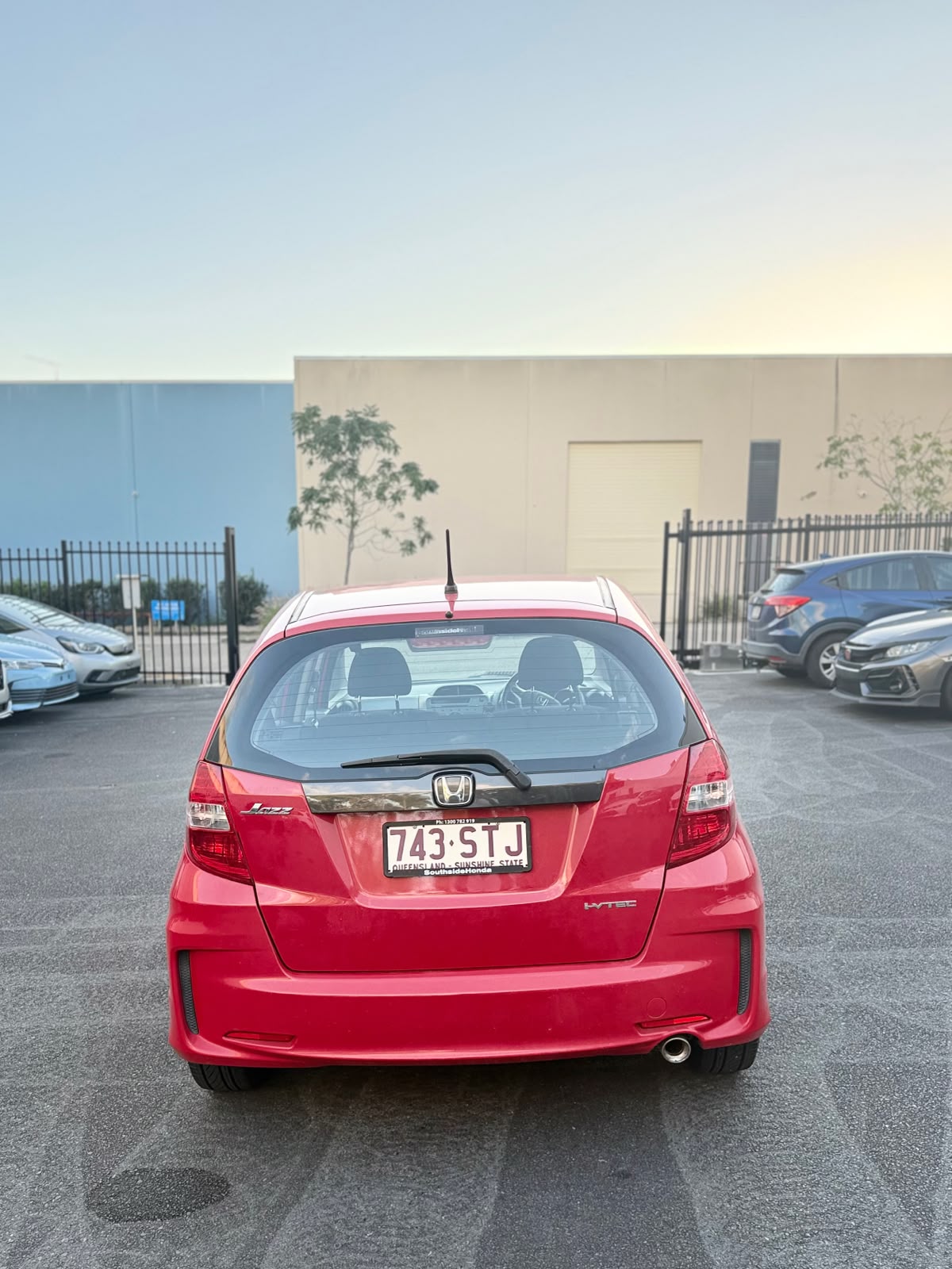 2012 Honda Jazz VTi GE MY12 Hatchback in Red.