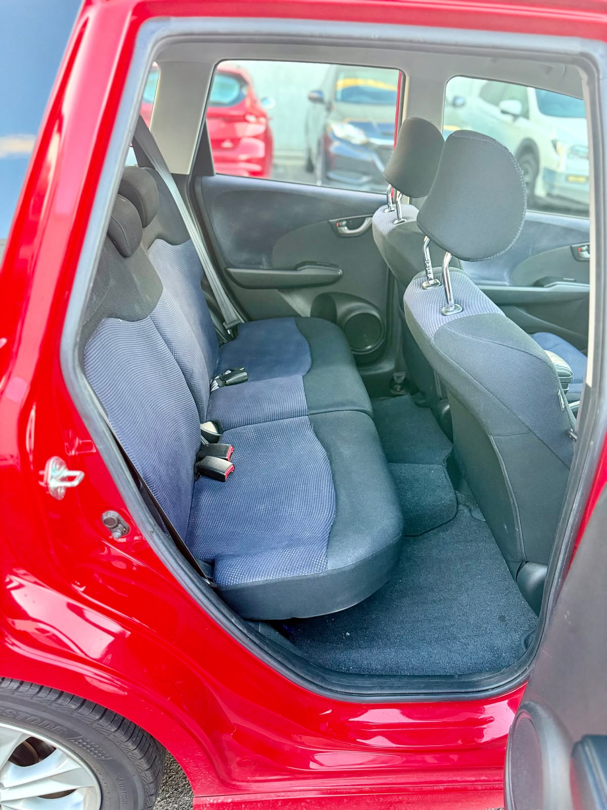 2012 Honda Jazz VTi GE MY12 Hatchback in Red.