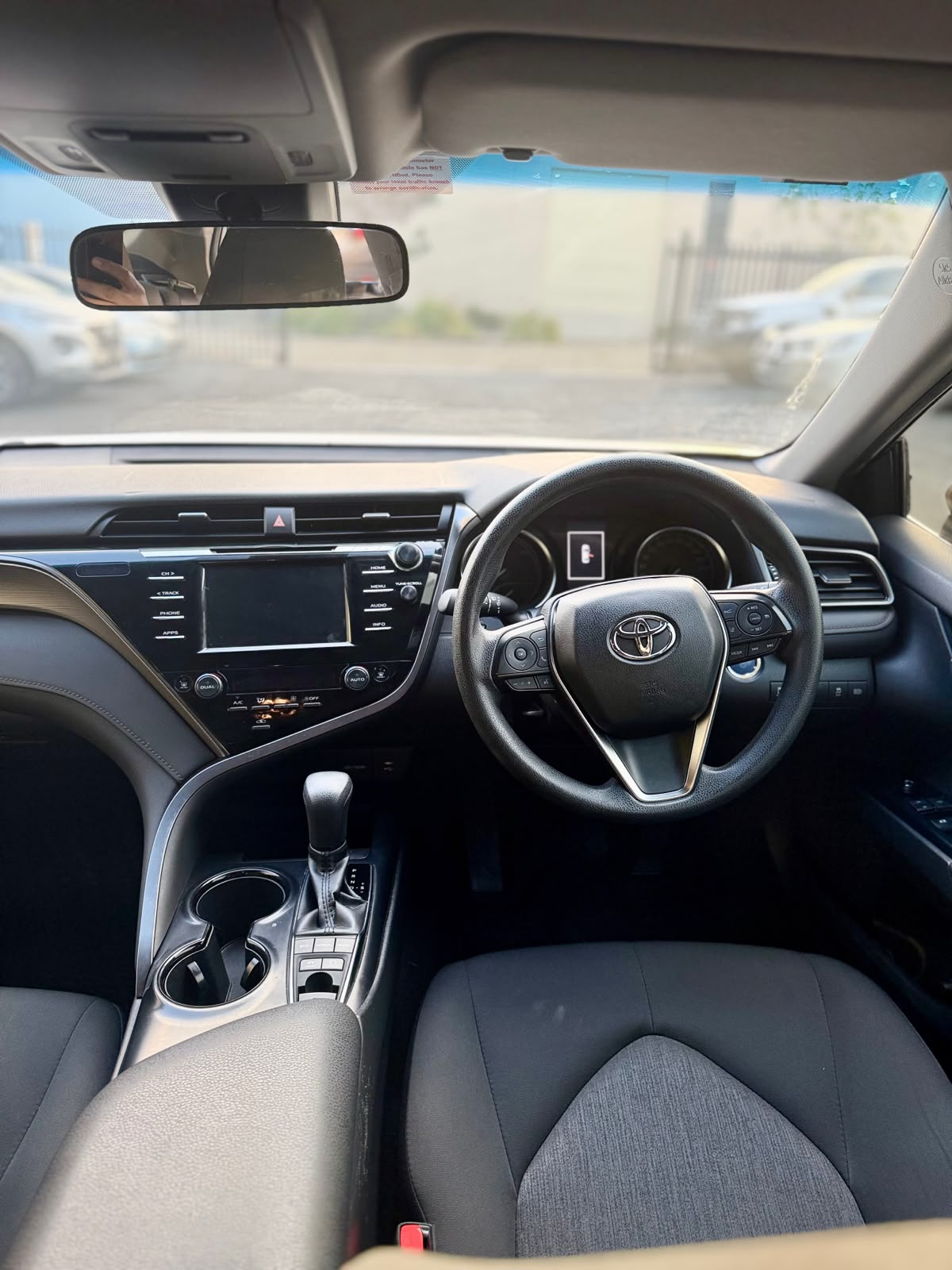 2020 Toyota Camry Ascent Hybrid Sedan in Silver.