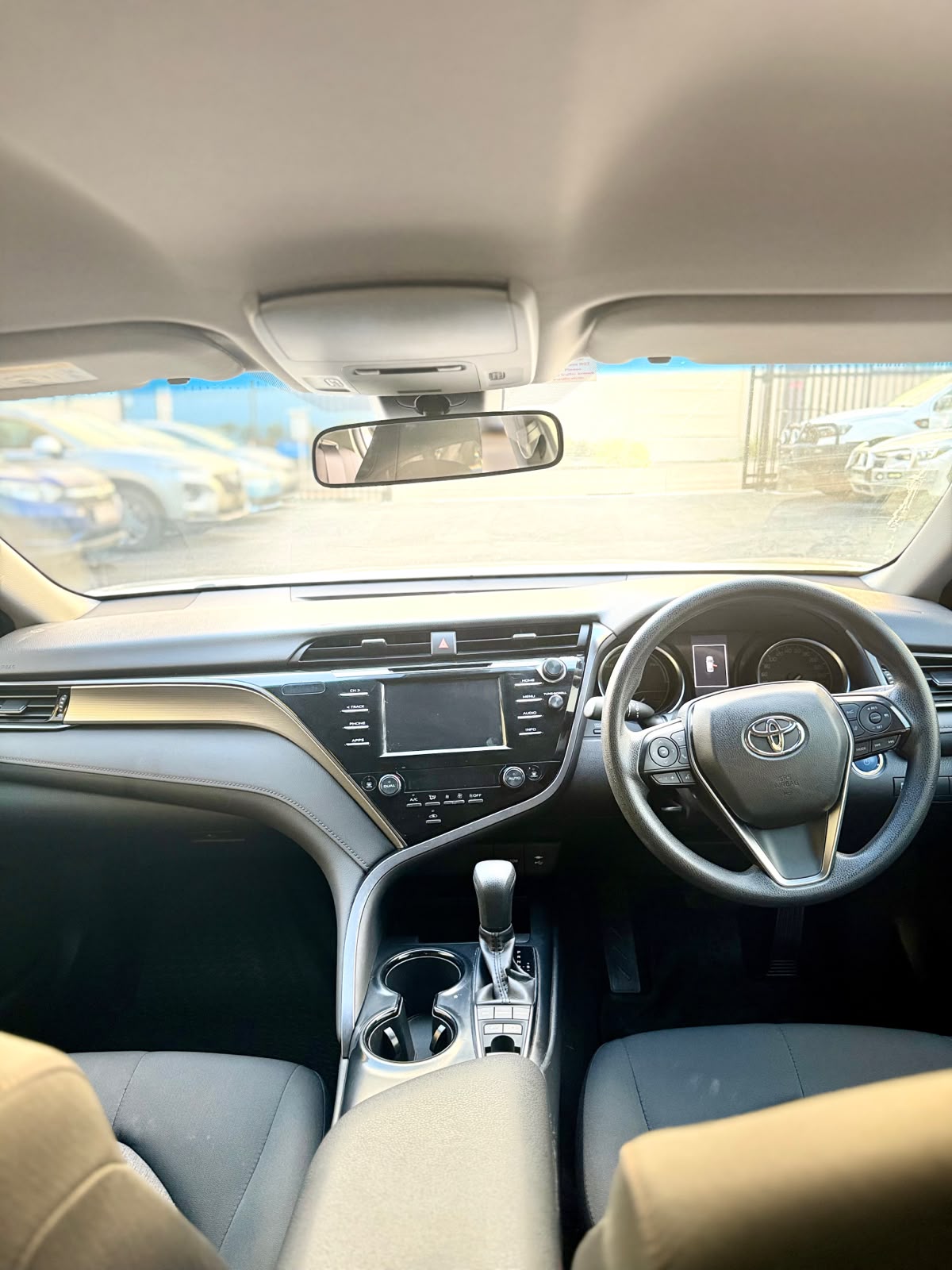 2020 Toyota Camry Ascent Hybrid Sedan in Silver.