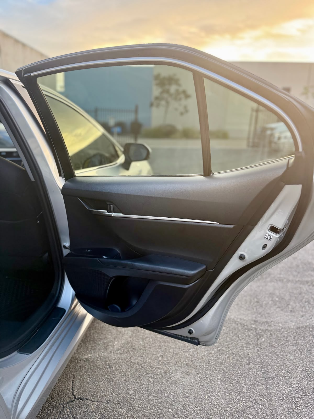 2020 Toyota Camry Ascent Hybrid Sedan in Silver.