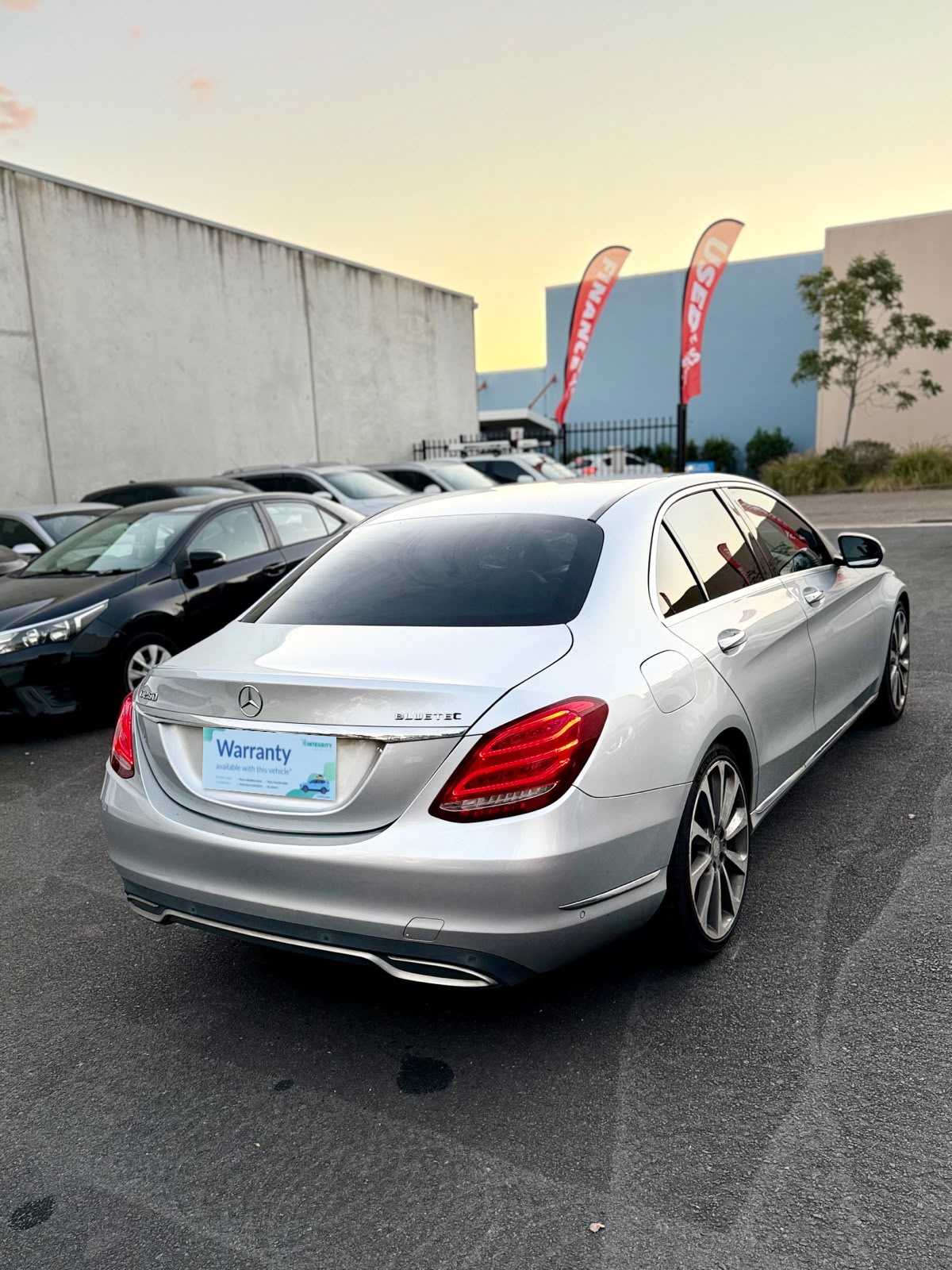 2014 Mercedes-Benz C250 BlueTEC W205 Sedan in Silver.