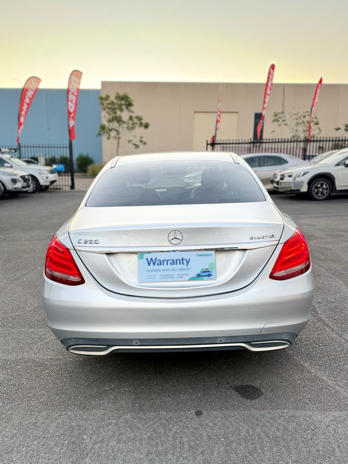 2014 Mercedes-Benz C250 BlueTEC W205 Sedan in Silver.