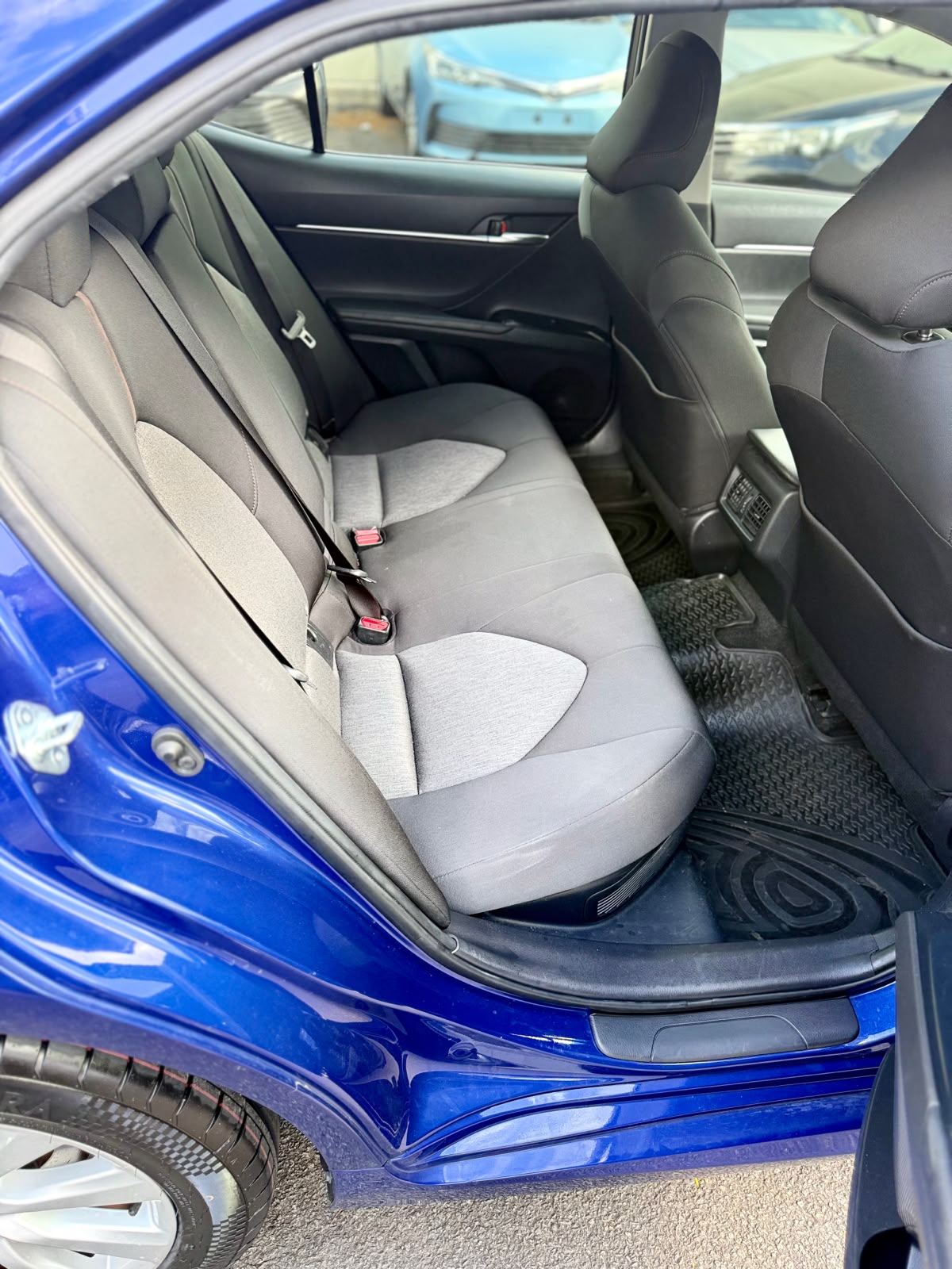 2020 Toyota Camry Ascent Hybrid Sedan in Blue.