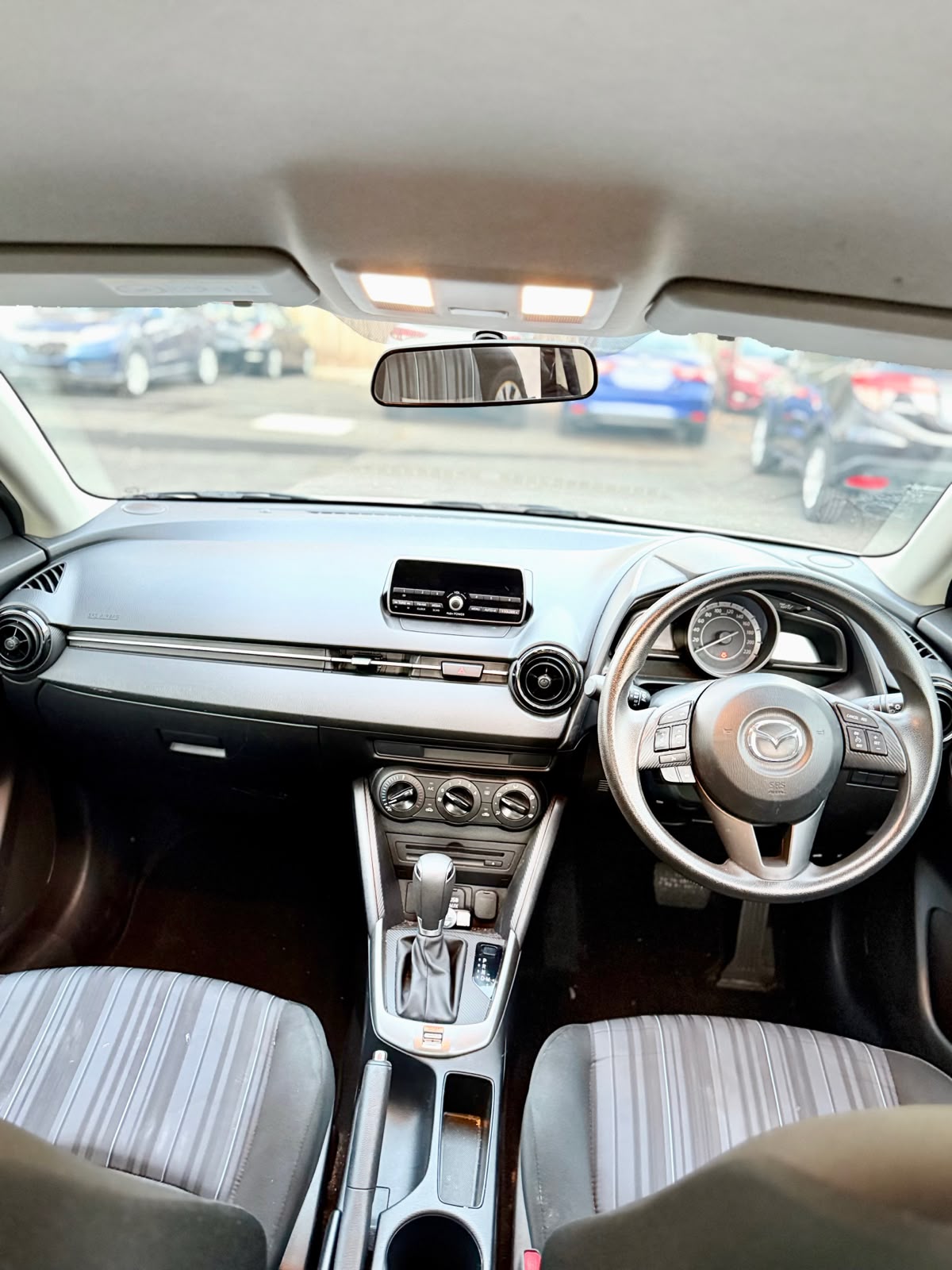 2016 Mazda 2 Neo DJ2HAA Hatchback in White.