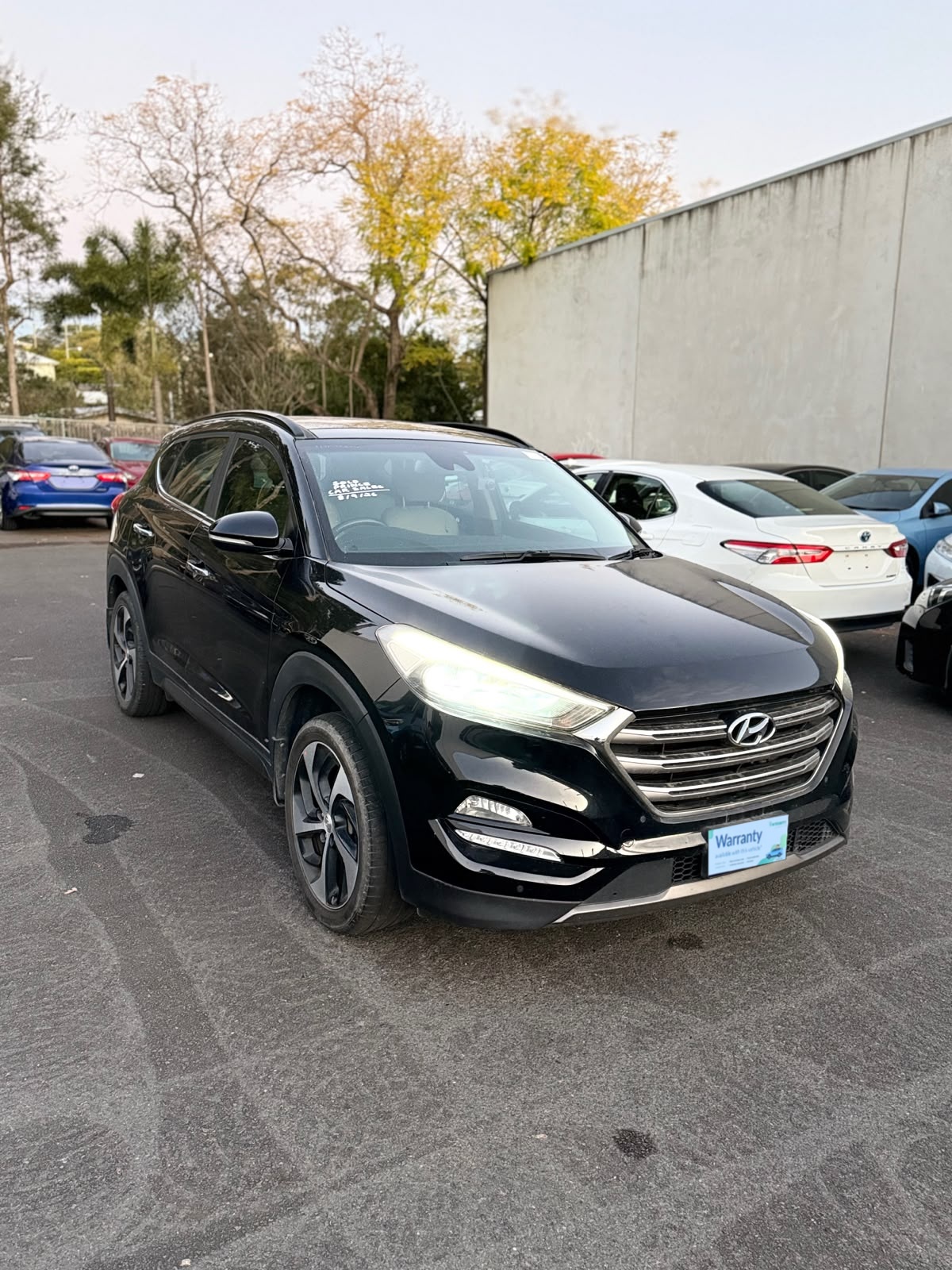 2015 Hyundai Tucson Highlander TLE Wagon in Black.