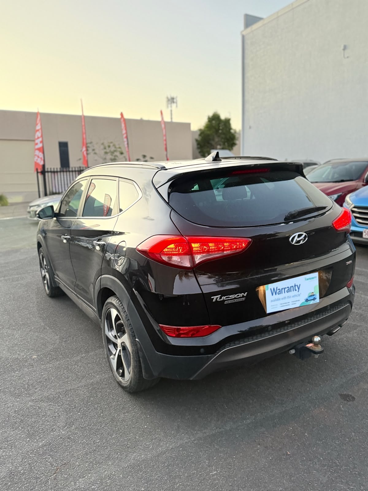 2015 Hyundai Tucson Highlander TLE Wagon in Black.